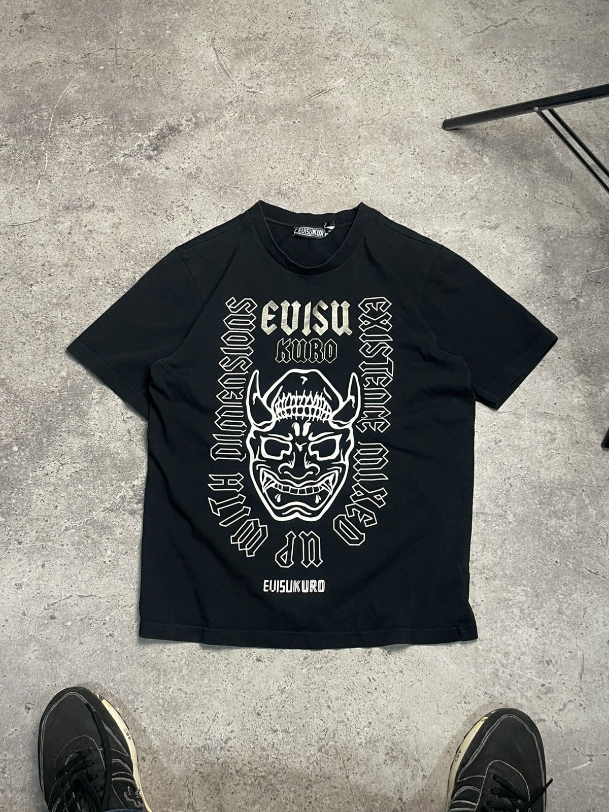 Evisu Evisu EvisuKuro Logo T Shirt Size US S / EU 44-46 / 1 - 1 Thumbnail