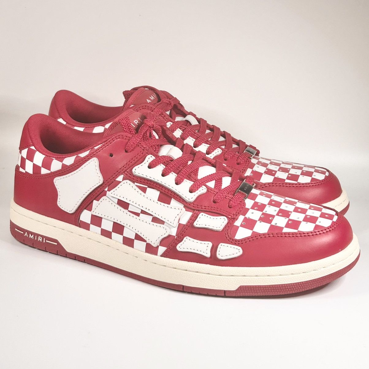 Amiri New Amiri Men's Checkered Skel Sneaker Size 10US/43EU Size US 10 / EU 43 - 1 Thumbnail