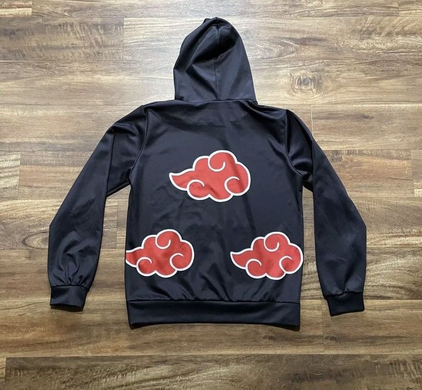 Other Naruto Cloud Anime Hoodie Black Red Sweatshirt - Size L Size US L / EU 52-54 / 3 - 2 Thumbnail