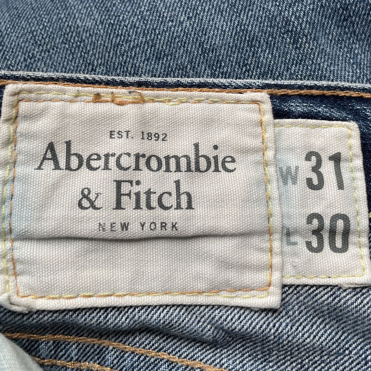 Abercrombie & Fitch × Vintage Vintage Brand Ambercrombie & Fitch Distressed Jeans 1990s Size US 31 - 11 Thumbnail