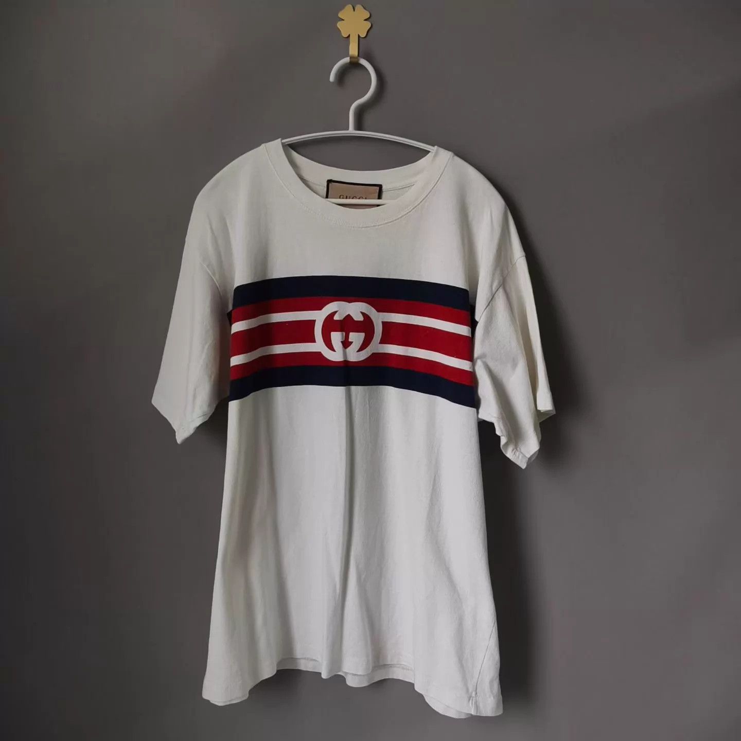 Gucci Gucci GG Stripe Short Sleeve Tee XS 98 Size US XS / EU 42 / 0 - 1 Thumbnail