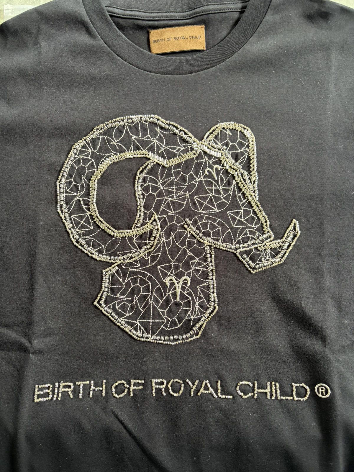 Birth of Royal Child Birth of Royal Child Men's M Regular Black Aries T-Shirt Size US M / EU 48-50 / 2 - 2 Thumbnail