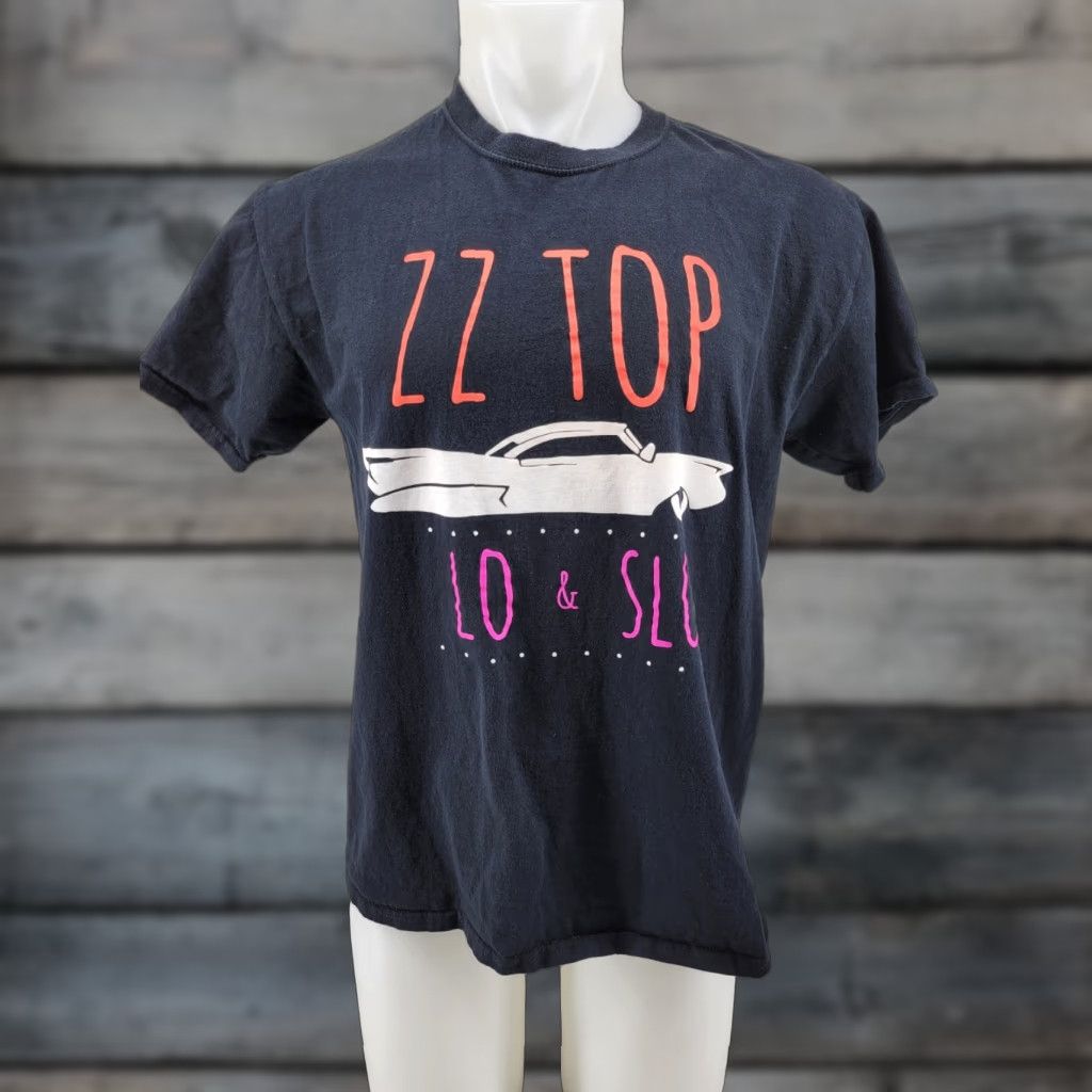 Gildan Gildan T-Shirt Men Short Sleeve ZZ Top Lo and Slo Size L Black Cotton Vintage: No Size US L / EU 52-54 / 3 - 1 Thumbnail