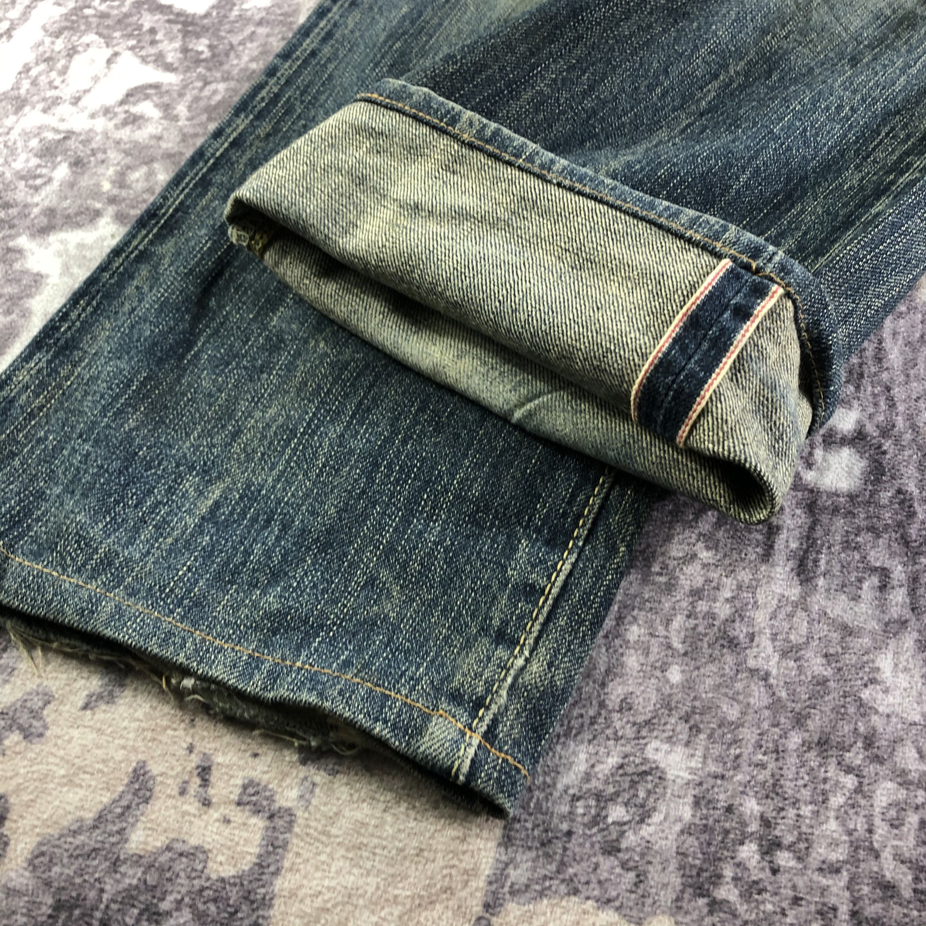 Edwin Vintage Distress Edwin 505 Selvedge Jeans-JM3565 Size US 34 / EU 50 - 6 Thumbnail