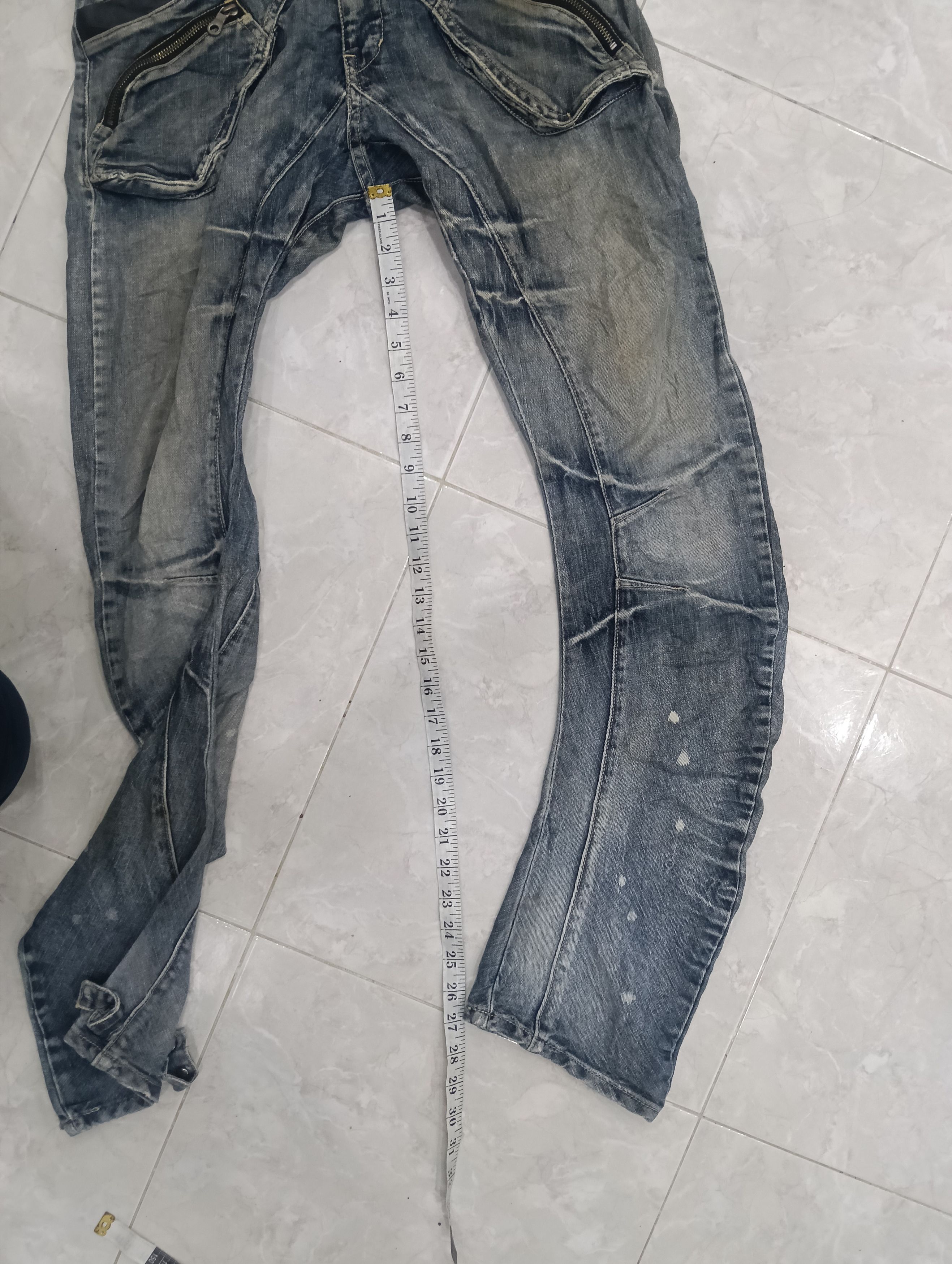 If Six Was Nine Ppfm Japan Brand Curve Jeans Size US 33 - 20 Thumbnail