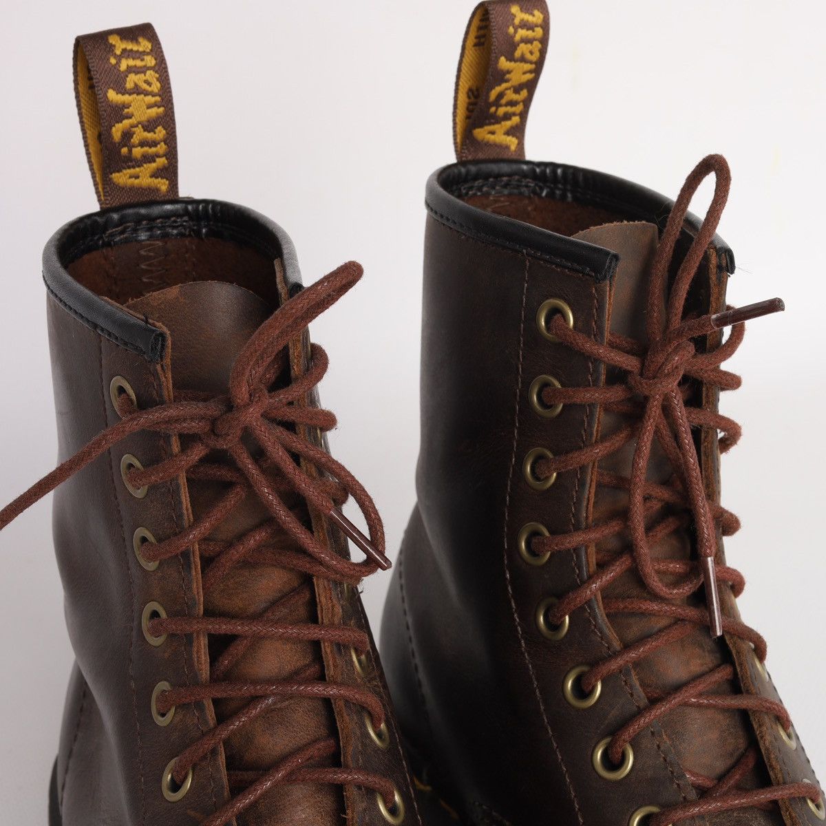 Dr. Martens Dr Martens 1460 Bex Brown Leather Boots Shoes Size US 7 / IT 37 - 6 Thumbnail