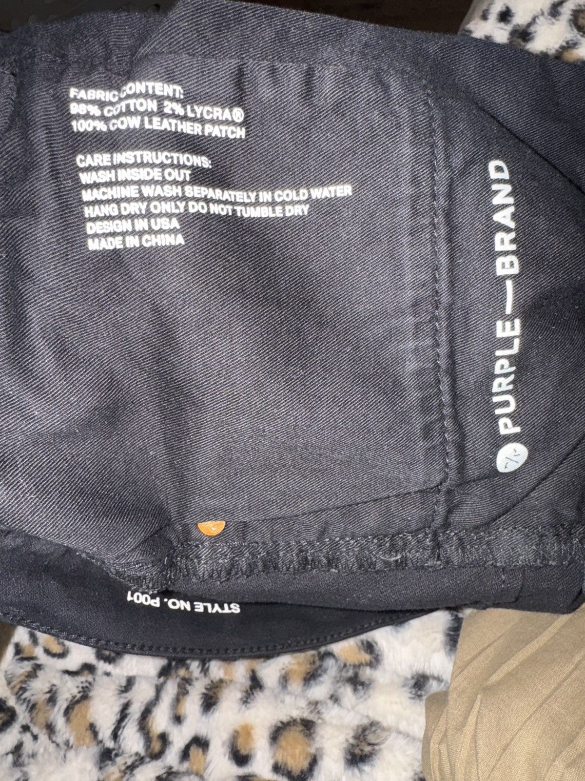 Purple Brand Black Oil Spill Size US 29 - 10 Thumbnail