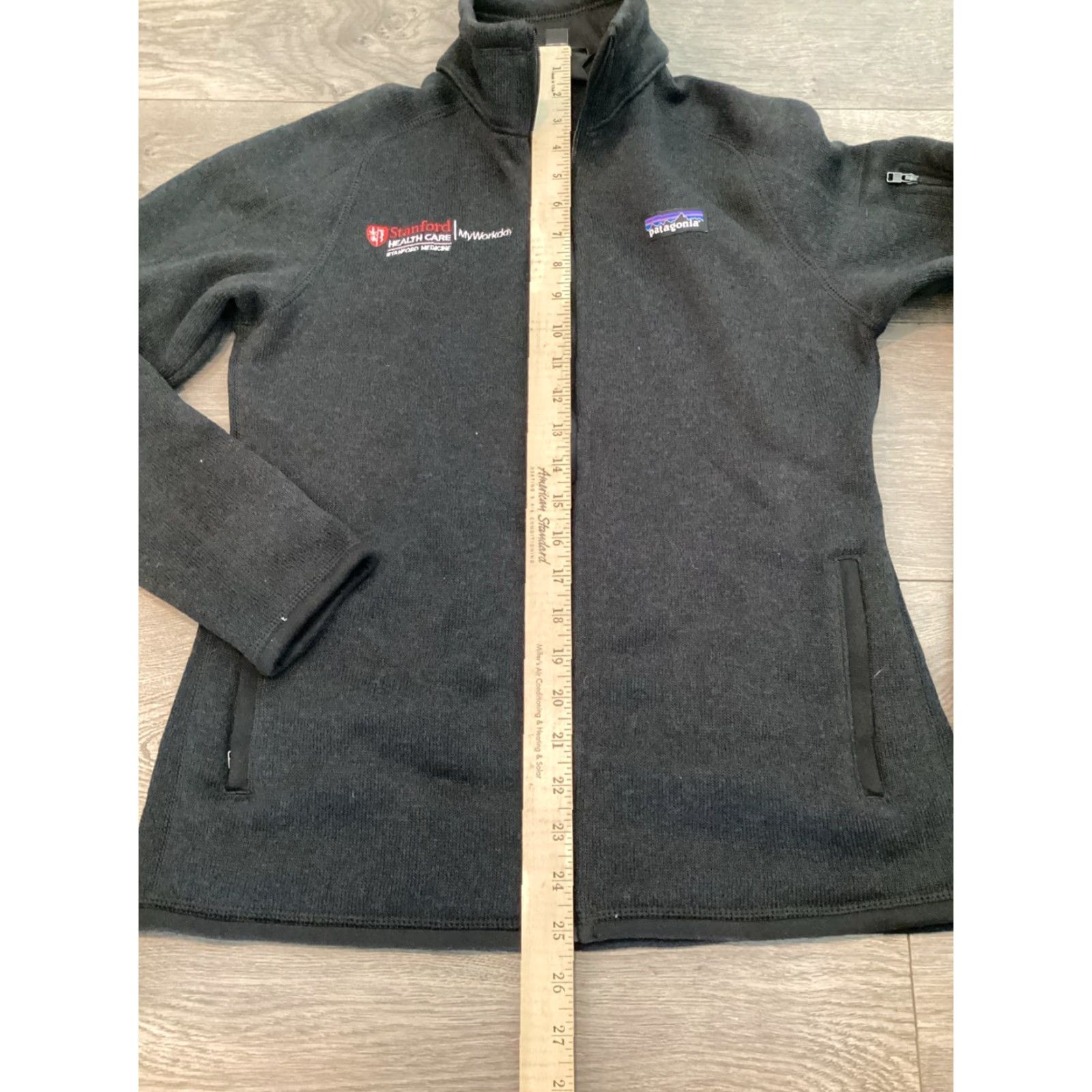 Patagonia Patagonia Worn Wear Sweater Full Zip Fleece Jacket M Black Embroidered Logo Zip Jacket Unisex Adults Outdoor Style Size US M / EU 48-50 / 2 - 5 Thumbnail