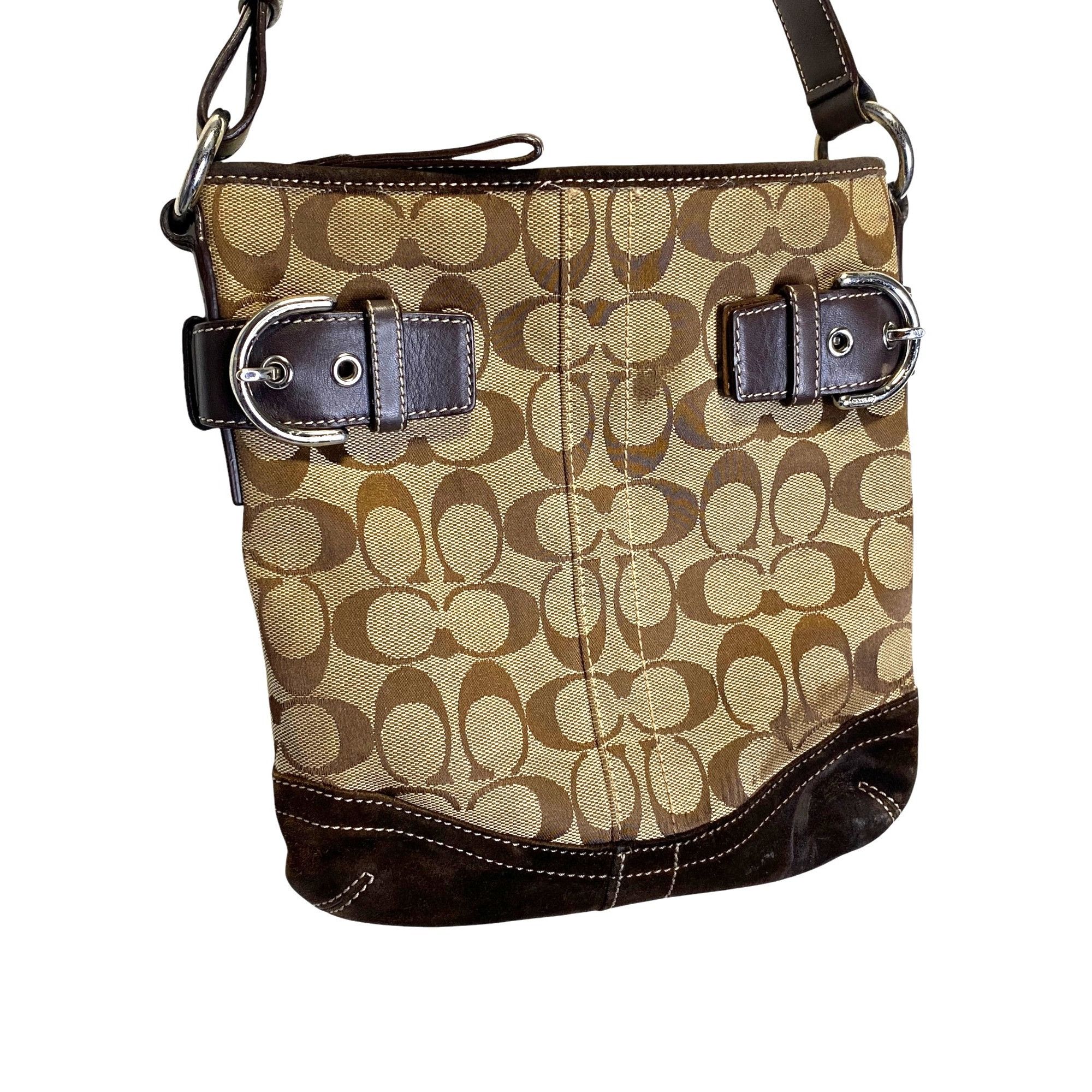 Coach Coach Signature C Hobo Bag With Leather Trim & Adjustable St Size ONE SIZE - 2 Thumbnail