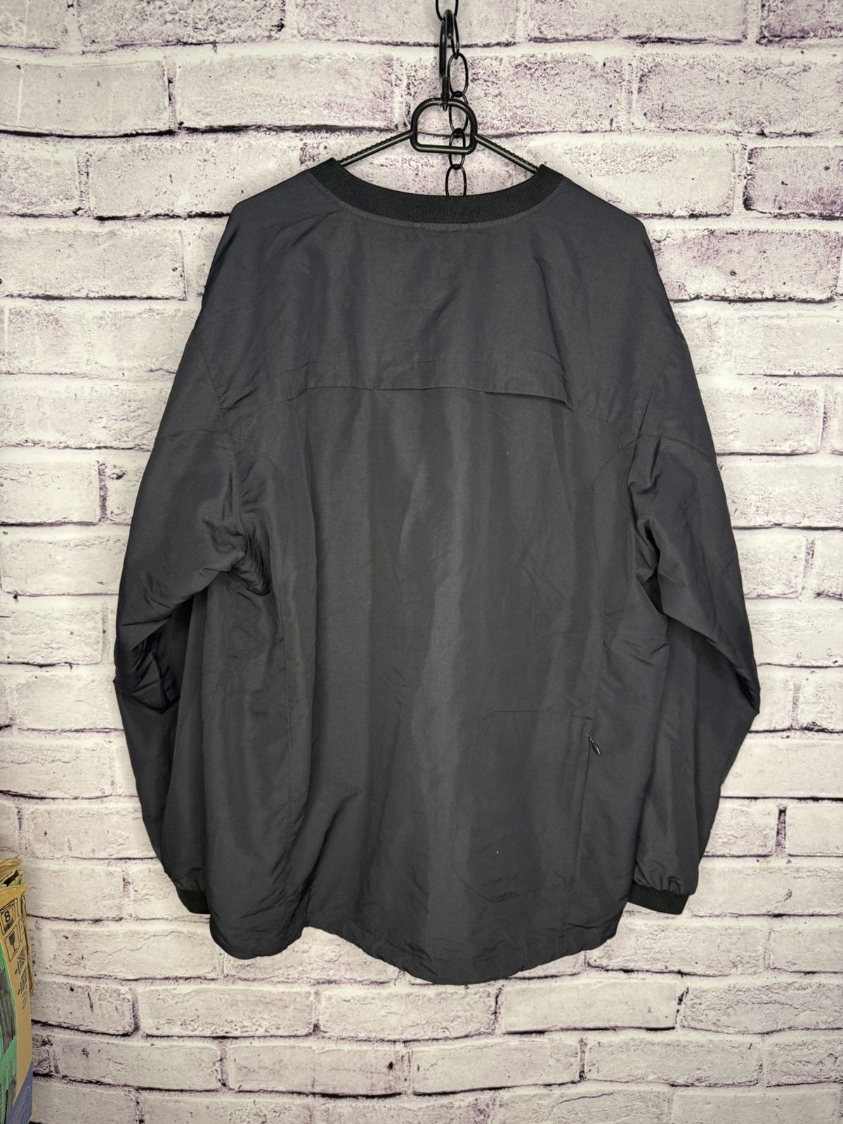 Nike Mens Vintage Nike Sweatshirt windbreaker Grey size XL Size US XL / EU 56 / 4 - 13 Thumbnail