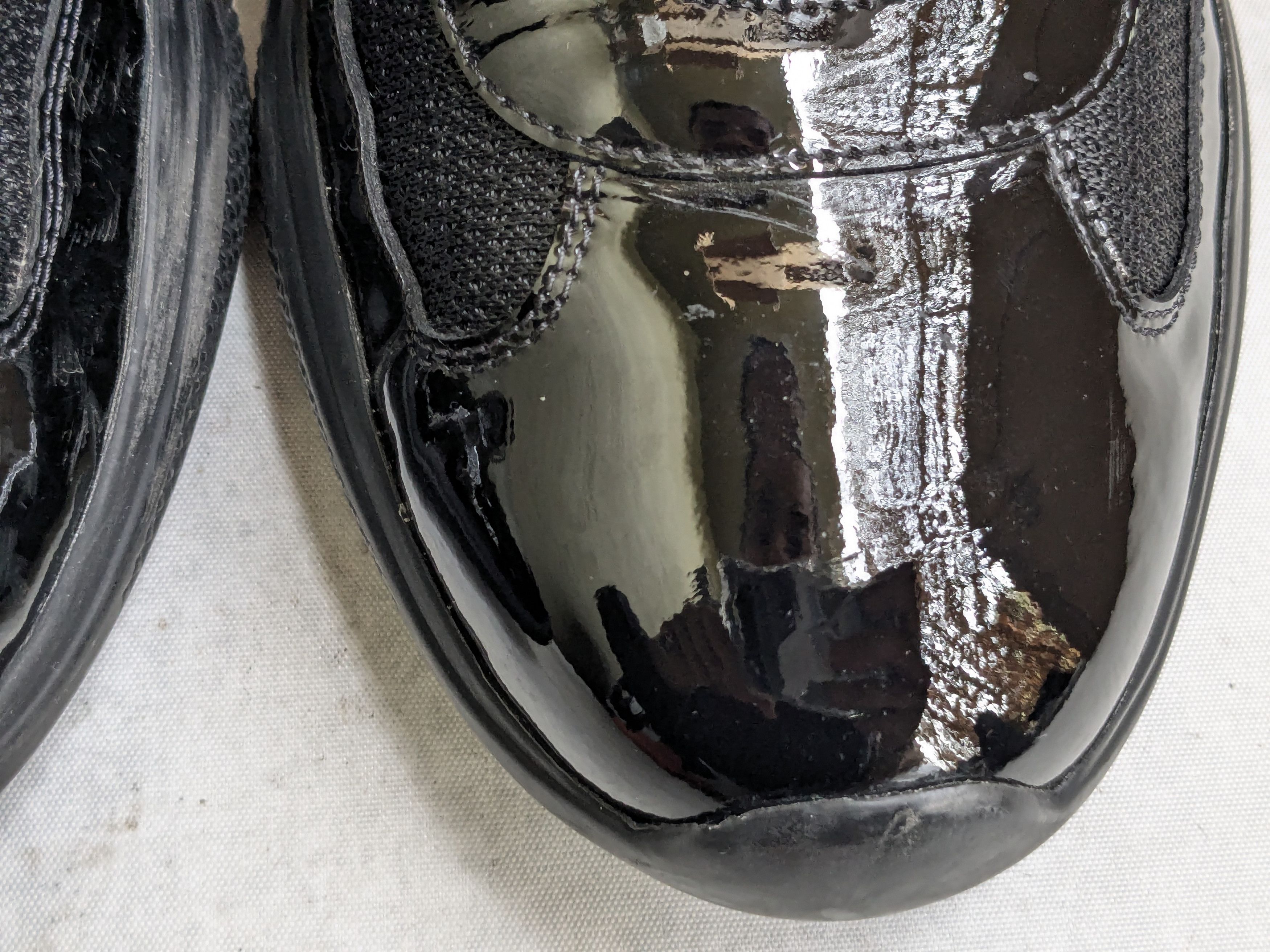 Prana Prada America's Cup Sneakers Black Patent Leather 10 Red Size US 10 / EU 43 - 2 Thumbnail