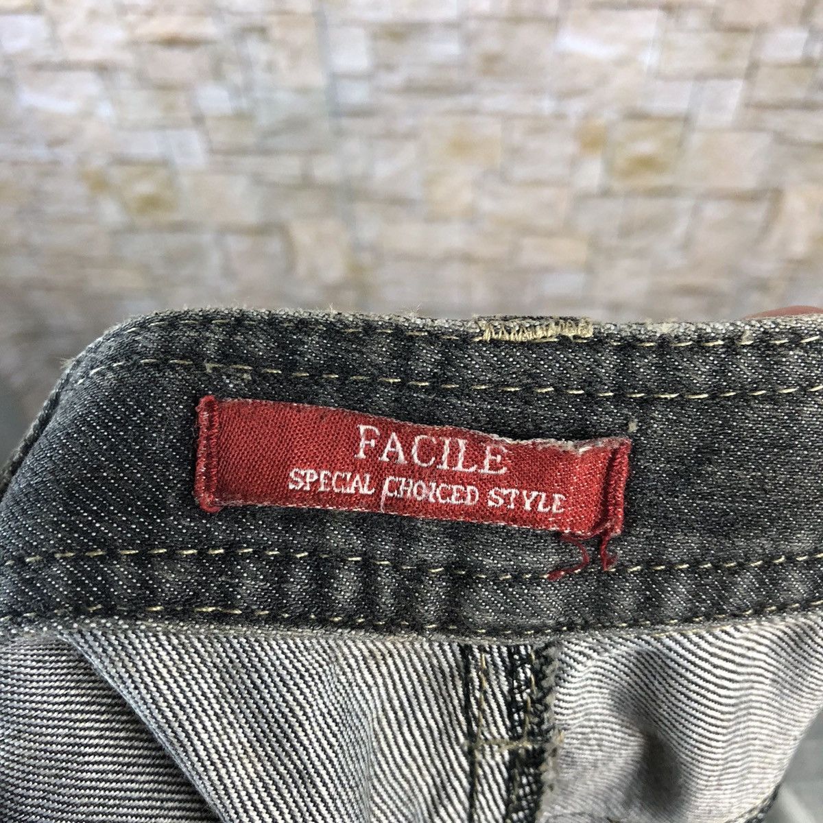 Japanese Brand Facilie Black vintage denim Jeans #A1120 Size 26" / US 2 / IT 38 - 18 Thumbnail