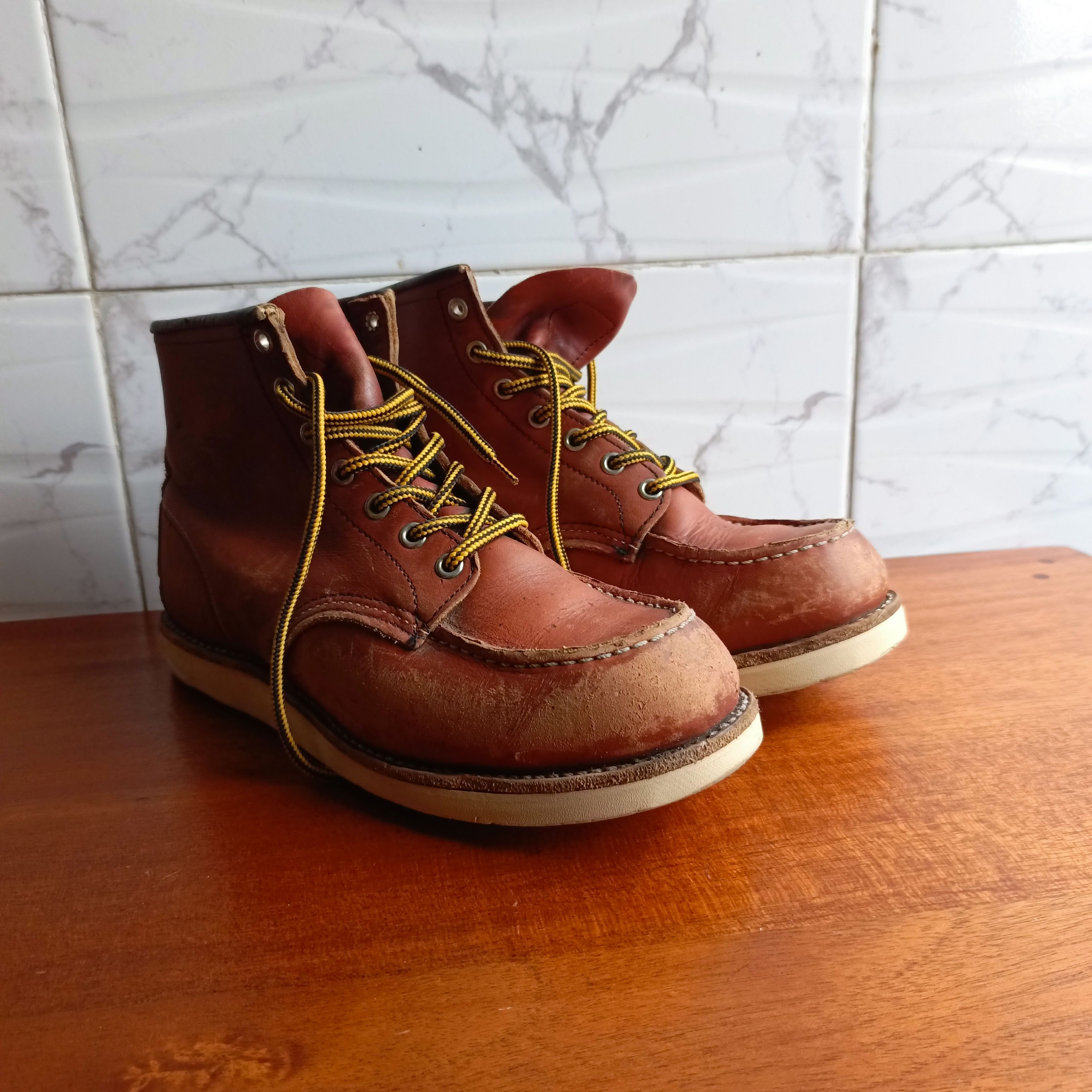 Red Wing Redwing 8131 boots brown leather size US 8.5 Size US 8.5 / EU 41-42 - 1 Thumbnail