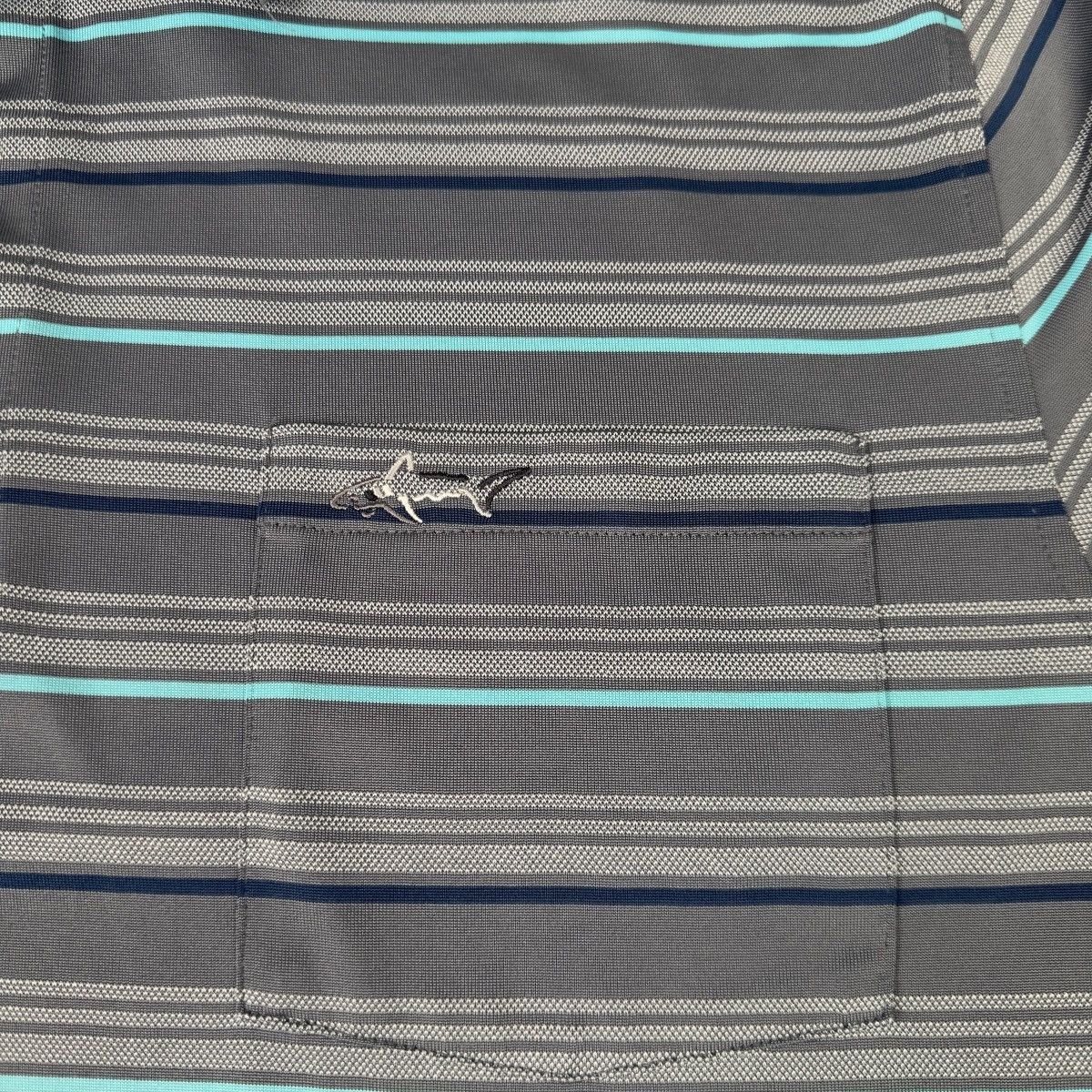 Greg Norman Greg Norman Polo Shirt Mens XL Gray Striped Play Dry Golf Size US XL / EU 56 / 4 - 3 Thumbnail
