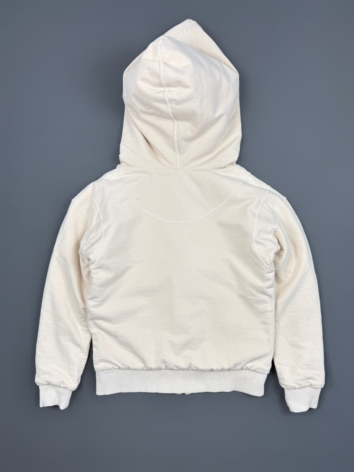 Other Cream Double Layered Cotton Oversized Monk Hood Boxy Hoodie Size US L / EU 52-54 / 3 - 9 Thumbnail