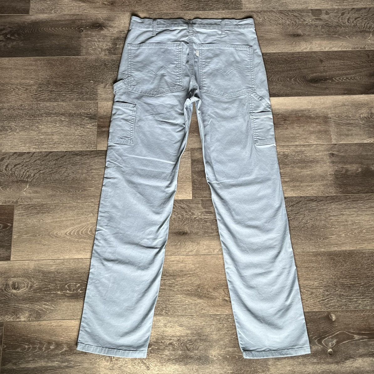 Vintage 2000s Levis Light Blue Carpenter Trouser Pants 32x34