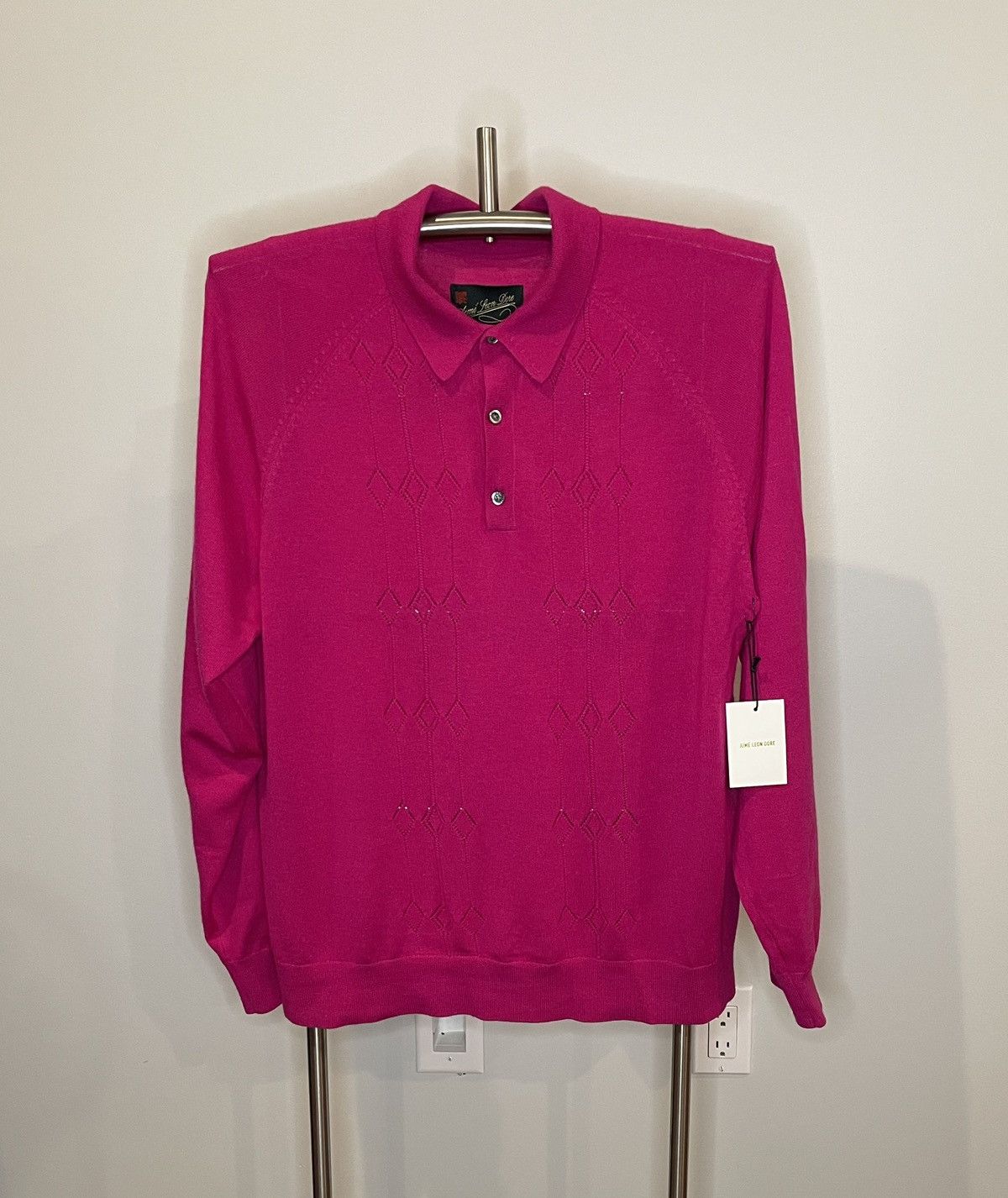 Aime Leon Dore Aime Leon Dore Long Sleeve Pointele Merino Sweater Size US L / EU 52-54 / 3 - 1 Thumbnail
