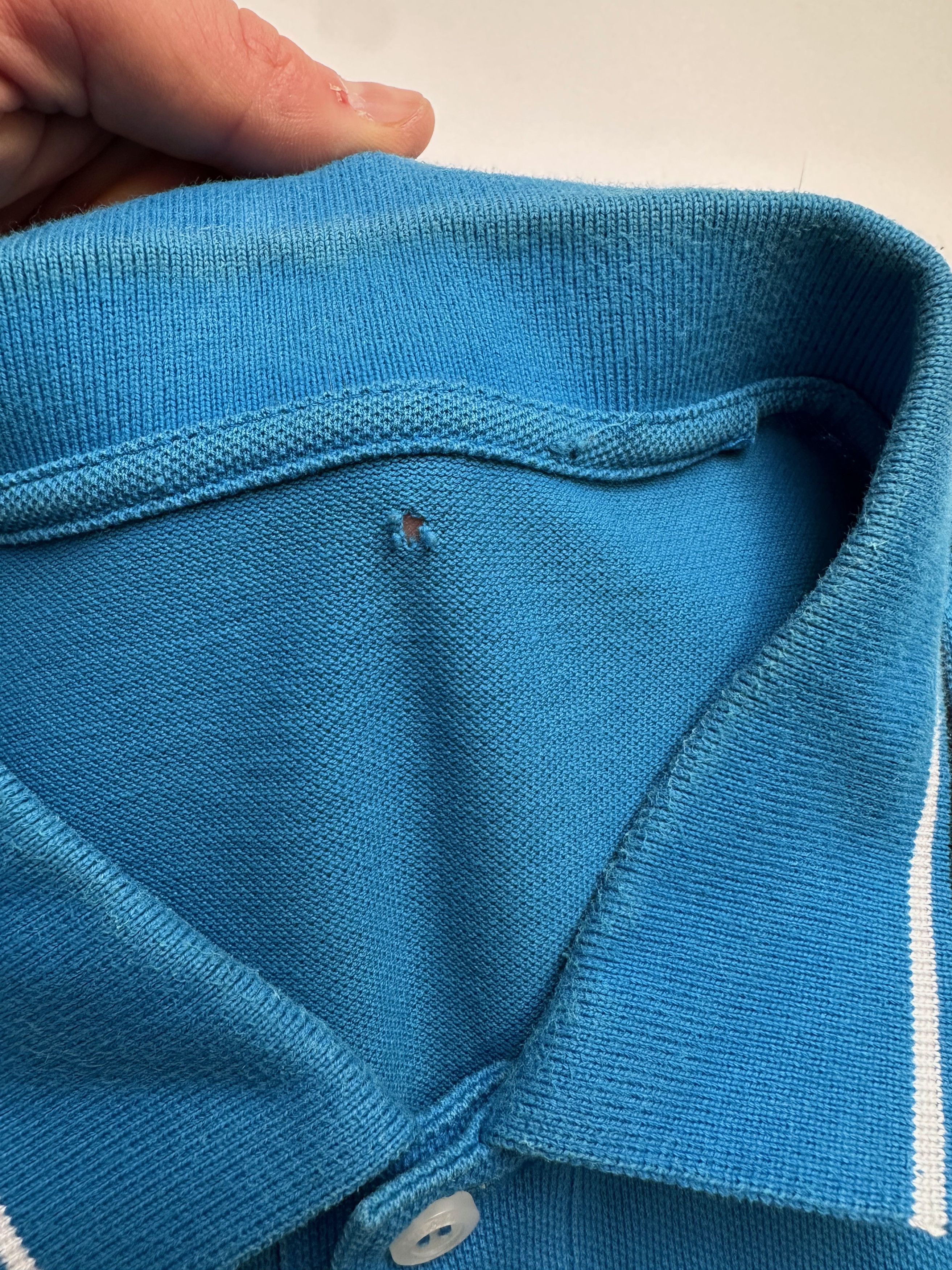 Prada Prada Linea Rossa Red Tab Blue Polo Shirt Worn Size US S / EU 44-46 / 1 - 7 Thumbnail