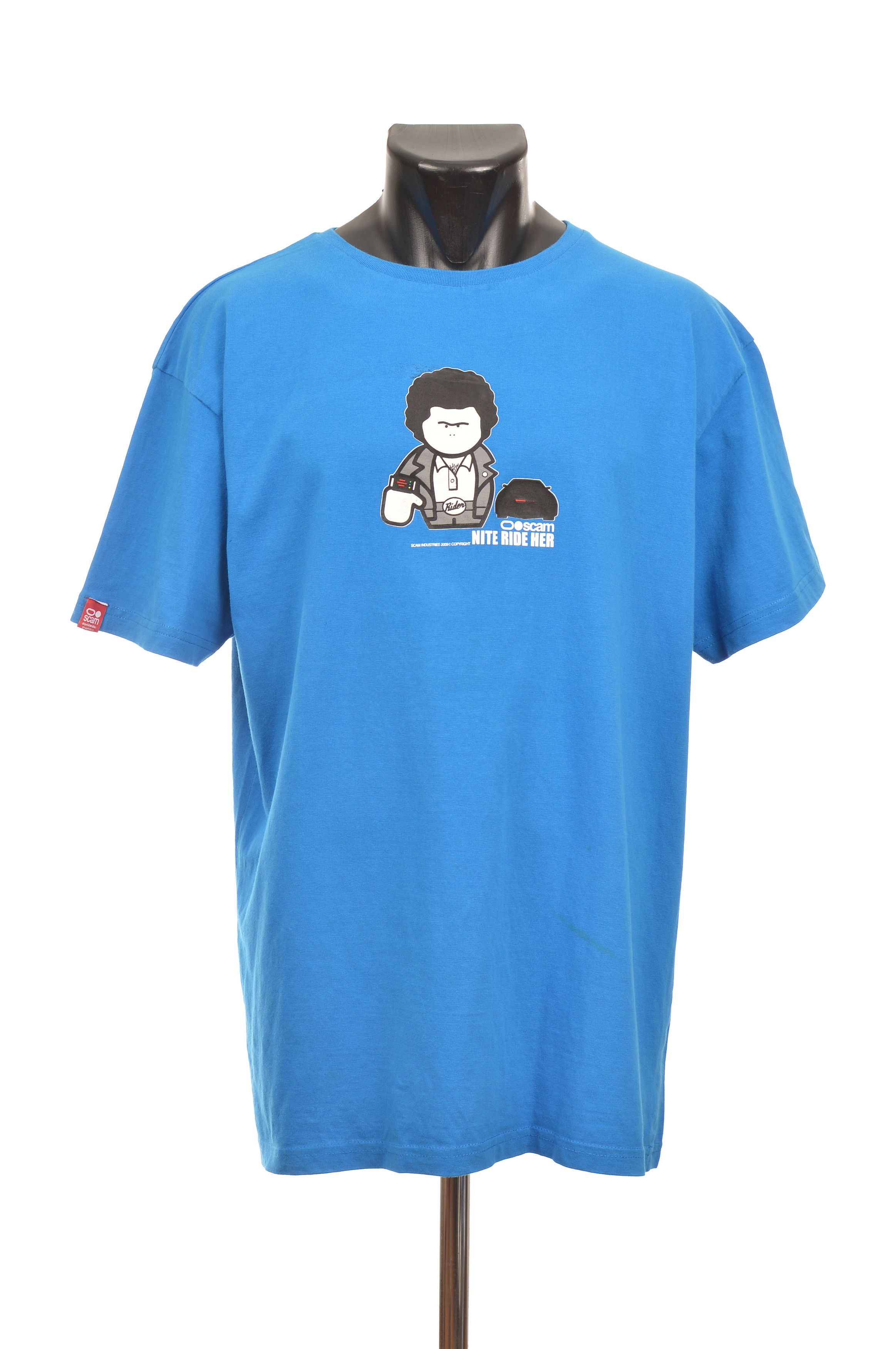 Vintage Scam Industries Nite Ride Her Vintage 2009 Skate SB T-Shirt Size US XXL / EU 58 / 5 - 1 Thumbnail