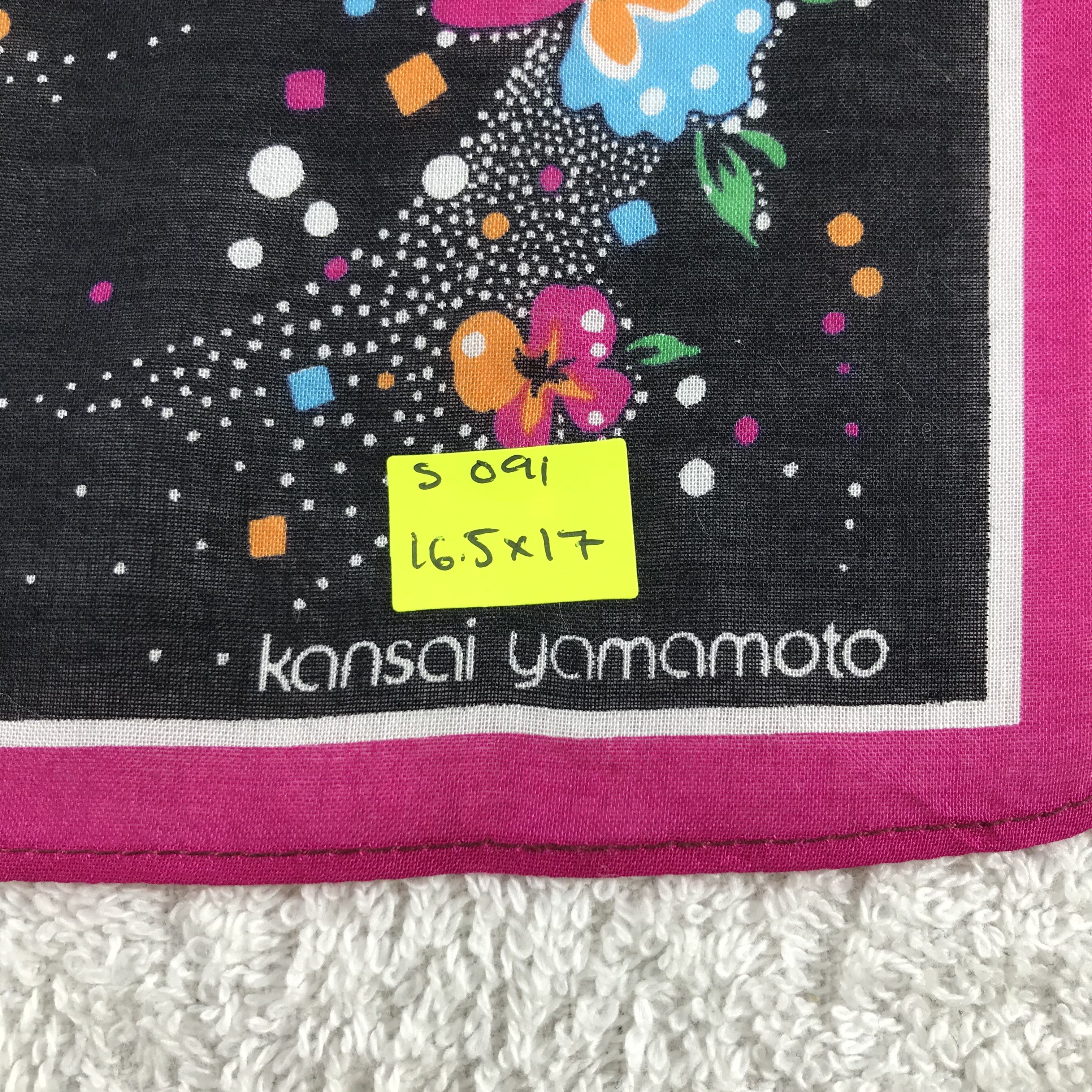 Kansai Yamamoto × Vintage Kansai Yamamoto Bandana / Handkerchief / Neckerchief - S091 Size ONE SIZE - 5 Thumbnail