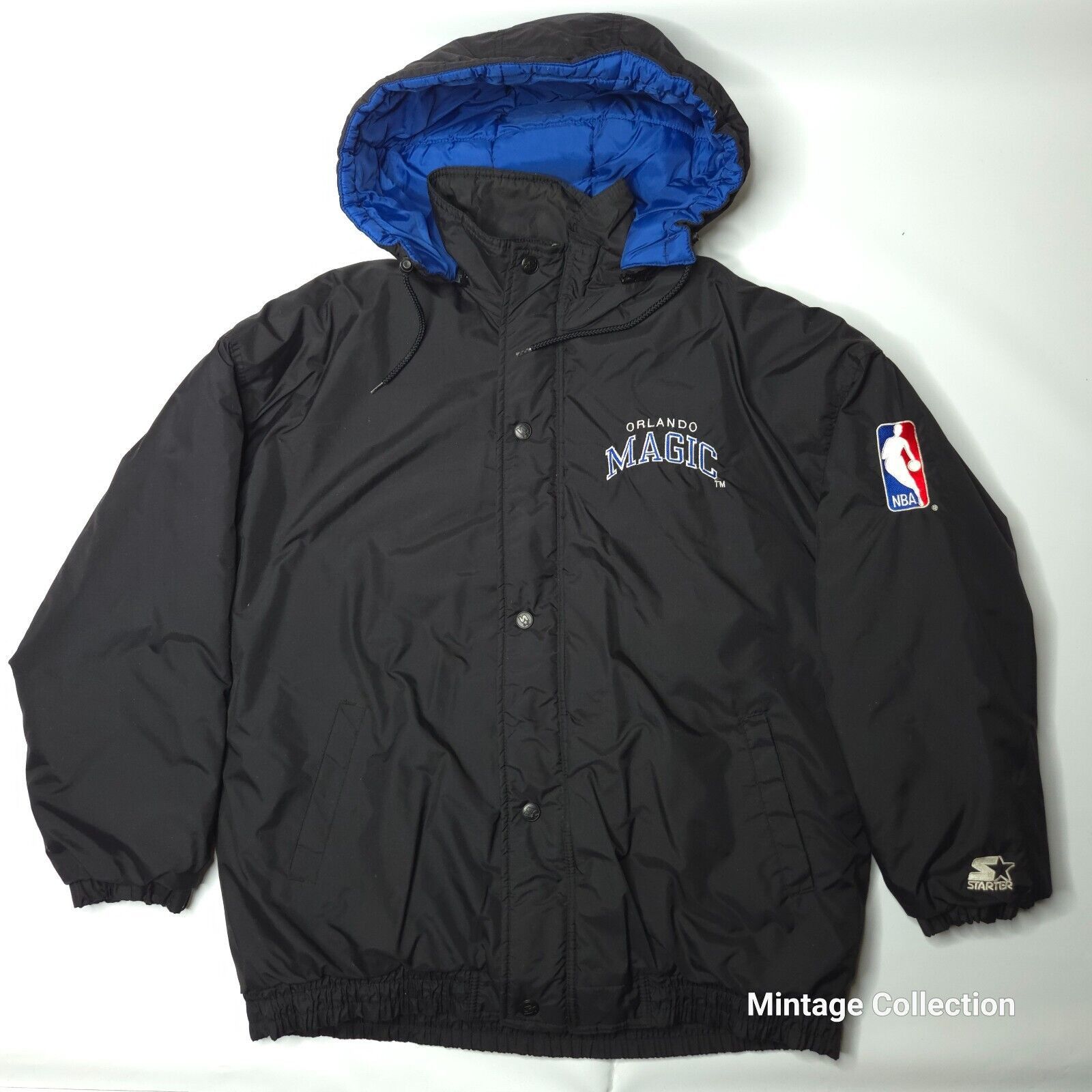 Starter VINTAGE STARTER NBA ORLANDO MAGIC HOODED INSULATED JACKET L Size US L / EU 52-54 / 3 - 2 Thumbnail