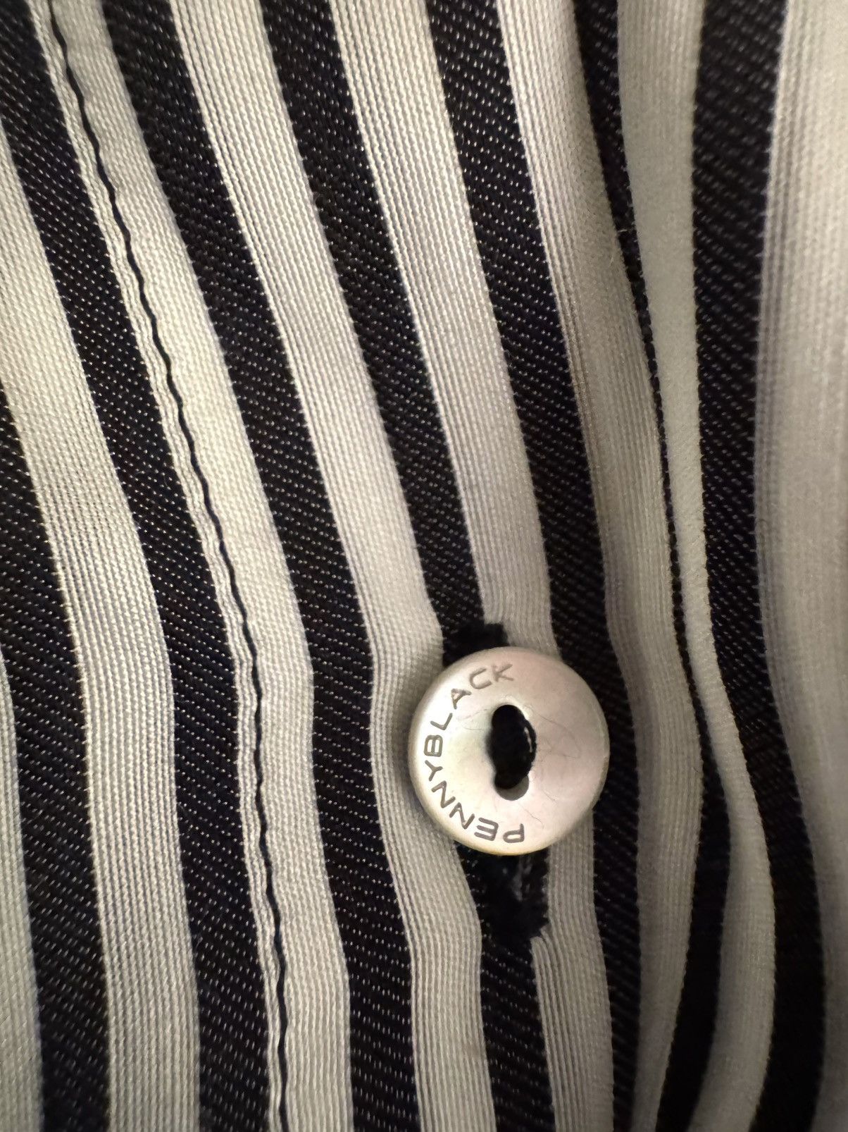 Other PENNYBLACK Black/White Striped Blouse 8/44 EUC Size M / US 6-8 / IT 42-44 - 9 Thumbnail