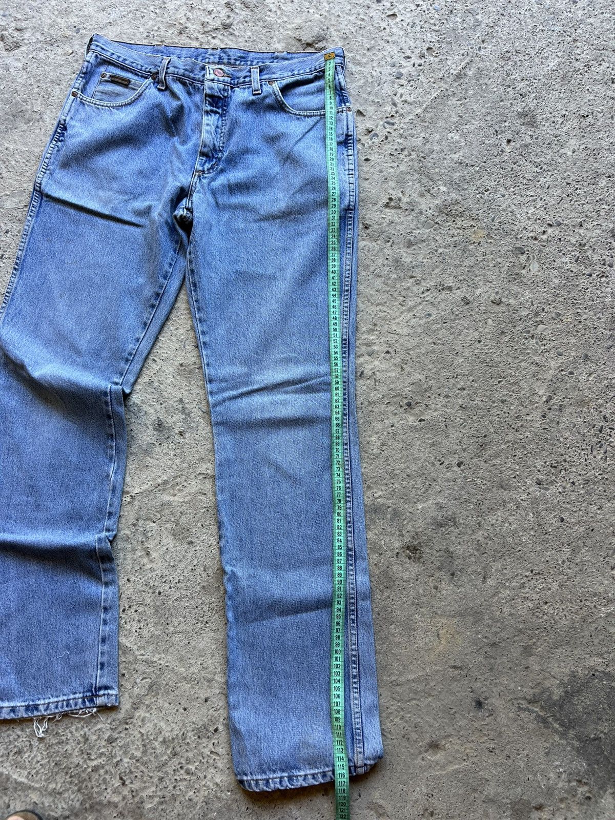 Wrangler 🔥VTG BAGGY RICK OWENS JUNYA STYLE FLARED KAPITAL STYLE JEANS Size US 36 / EU 52 - 7 Thumbnail