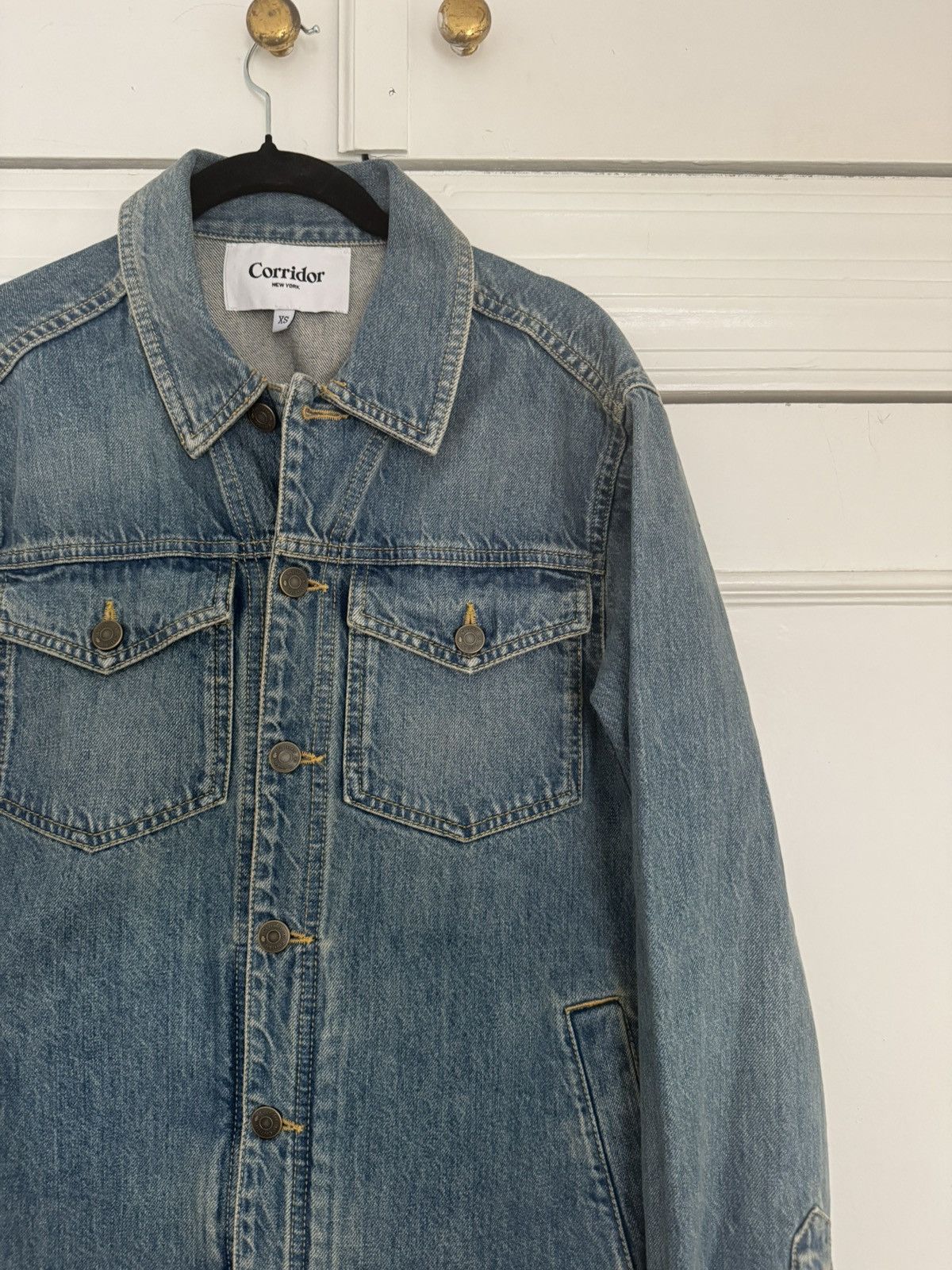 Corridor Corridor - Made in Italy Organic Cotton Denim Jacket XS NWT Size US XS / EU 42 / 0 - 4 Thumbnail