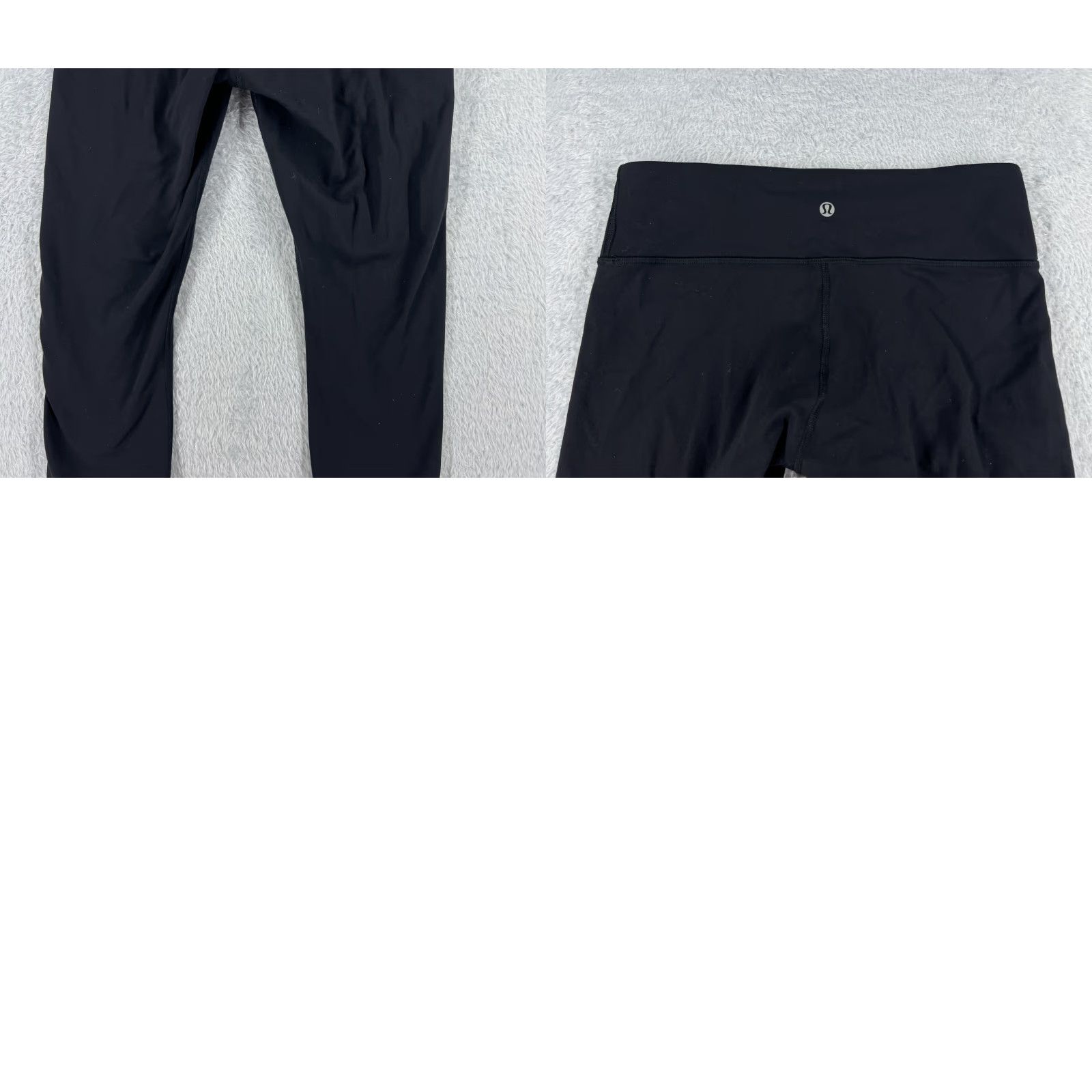 Lululemon Lululemon Womens 8 Black Wunder Under Crop 20" Leggings Yoga Gym Workout Pants Cropped Pockets Size 30" / US 8 / IT 44 - 9 Thumbnail