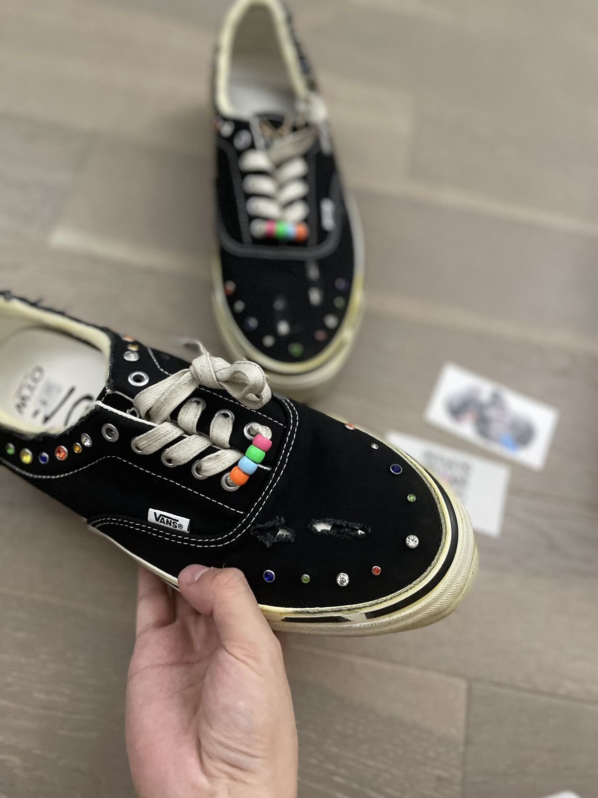 Satoshi Nakamoto × Vans Satoshi Nakamoto OTW Old Skool Vans Pearlized Size US 13 / EU 46 - 6 Thumbnail