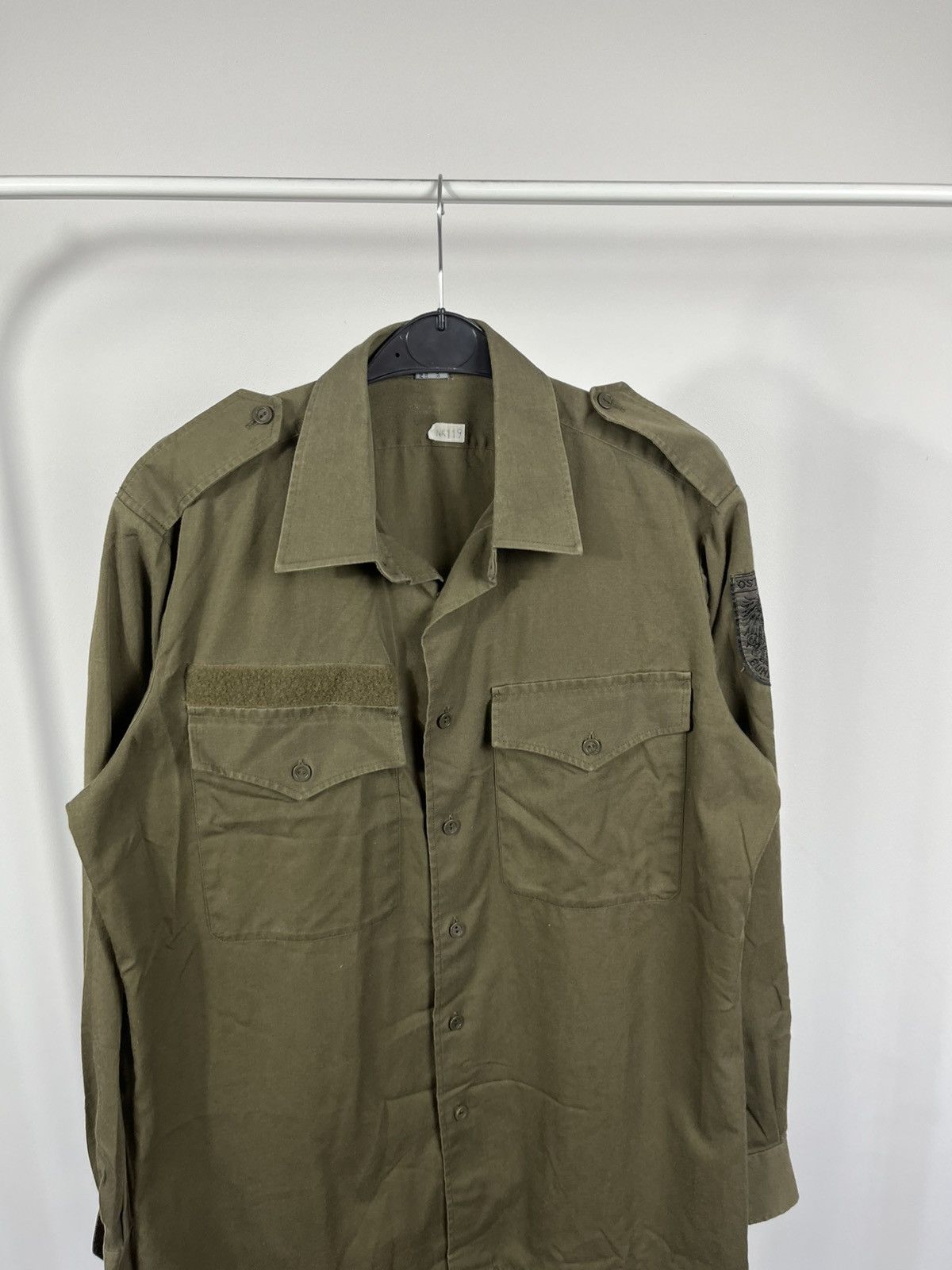 Other Vintage 1991 Austrian Bundesheer Military Shirt Army Size 39 Size US M / EU 48-50 / 2 - 2 Thumbnail