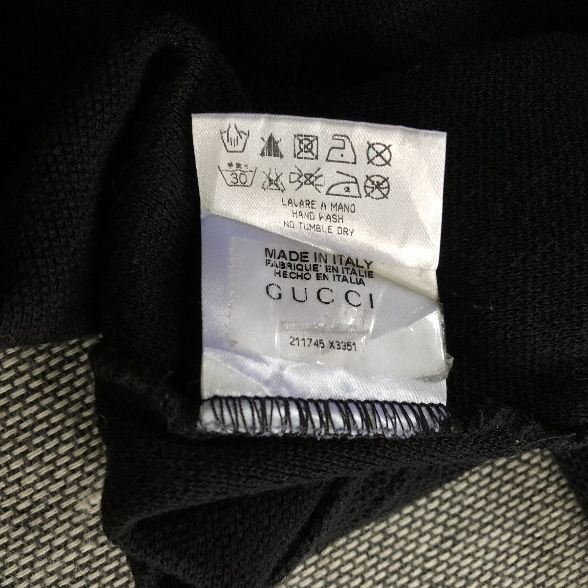 Gucci GUCCI Logo GG Embroidery Stripe Polo Shirt Size M / US 6-8 / IT 42-44 - 8 Thumbnail