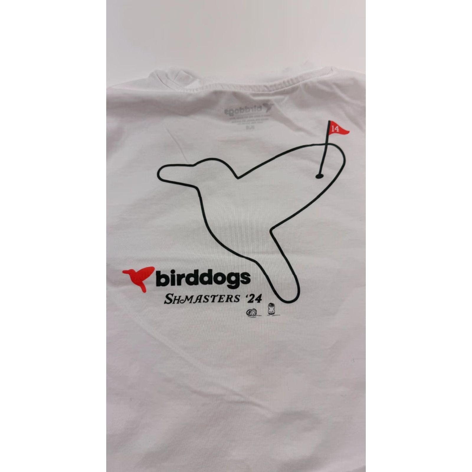 Vintage Birddogs Graphic Print Golf Shirt Mens Medium White Short Sleeve Tee Outdoor Size US M / EU 48-50 / 2 - 6 Thumbnail