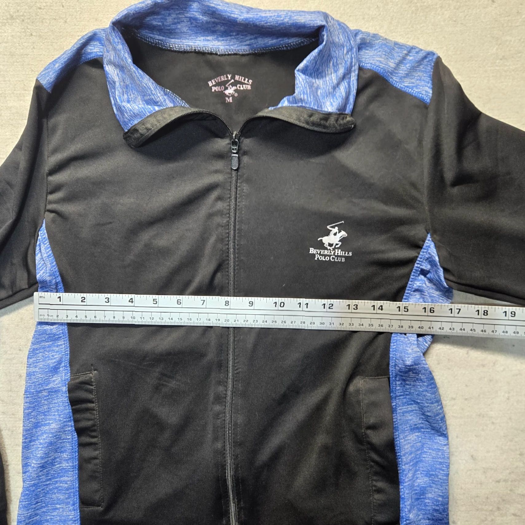 Beverly Hills Polo Club Beverly Hills Polo Club Jacket Full Zip Gray Blue Hoodie Women M Medium Polo Theme Size M / US 6-8 / IT 42-44 - 4 Thumbnail