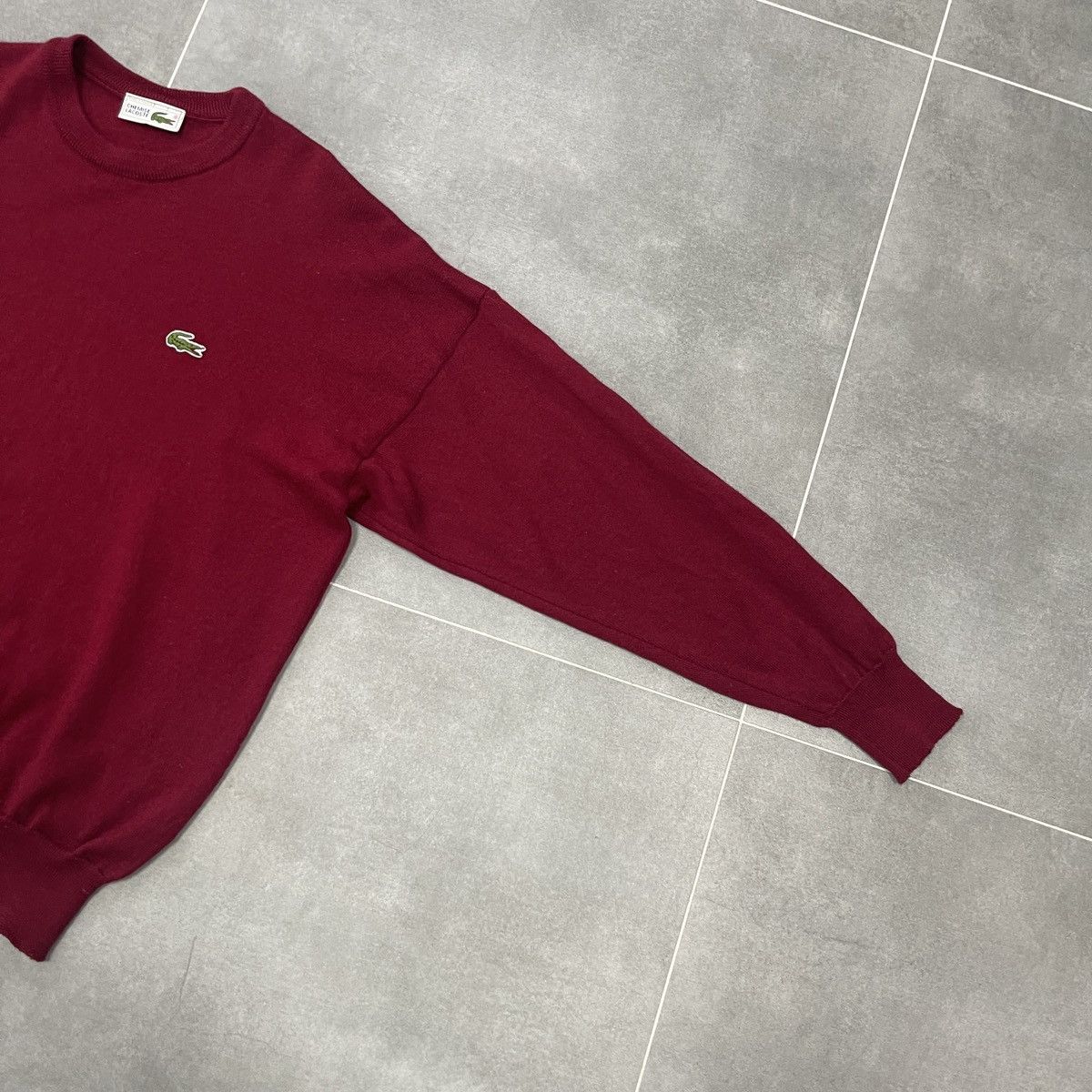 Lacoste × Vintage Vintage Lacoste Chemise Wool Sweater Size 5 (M) Size US M / EU 48-50 / 2 - 6 Thumbnail