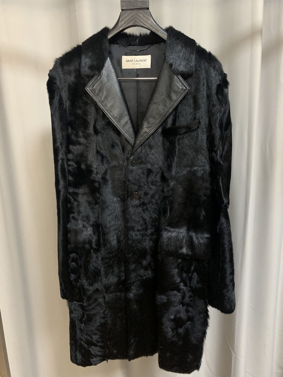 Saint Laurent Paris Saint Laurent 2016FW Goat Fur Coat Size US M / EU 48-50 / 2 - 1 Thumbnail