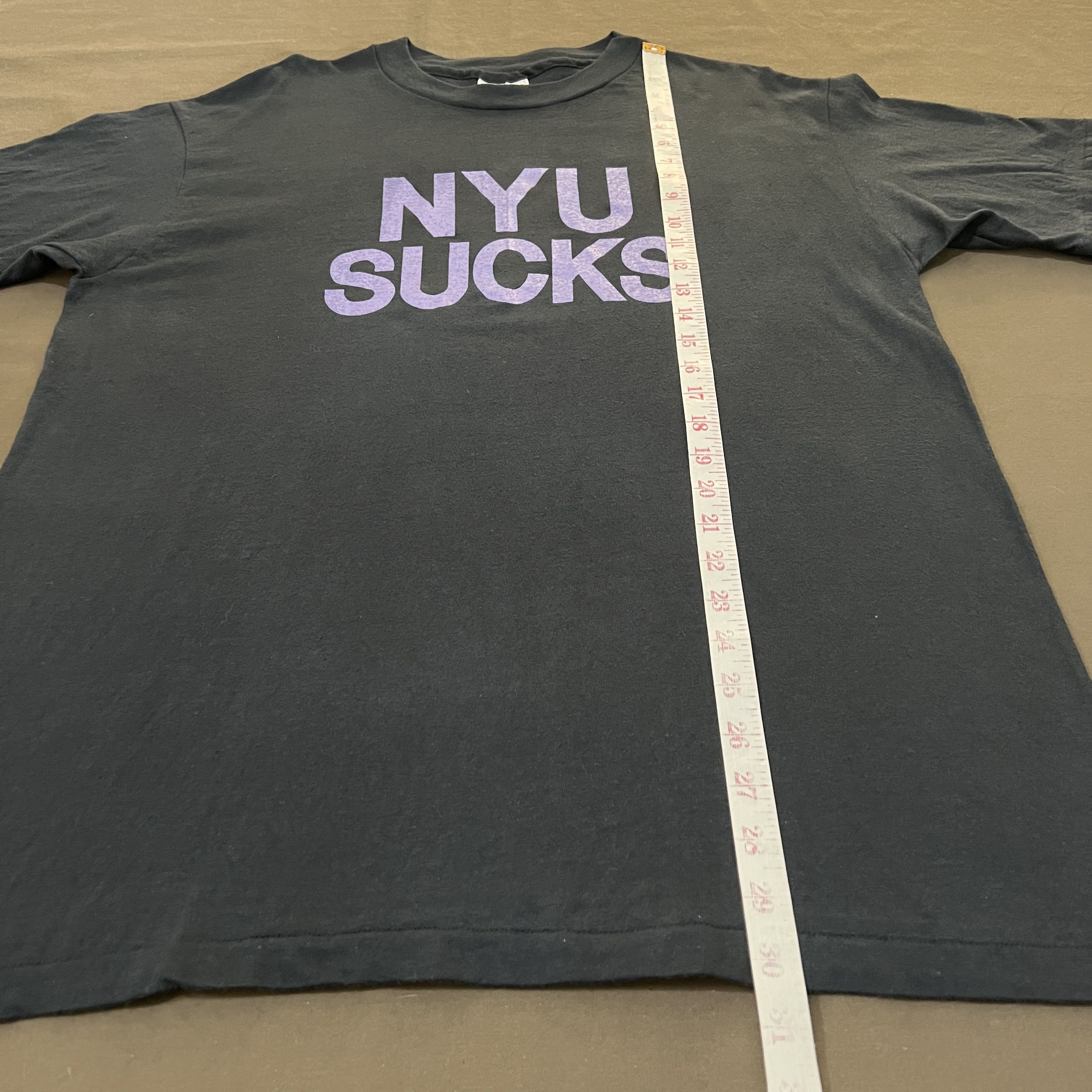 Vintage Vintage 90s nyu sucks usc swallows funny humor Tee XL Size US XL / EU 56 / 4 - 7 Thumbnail