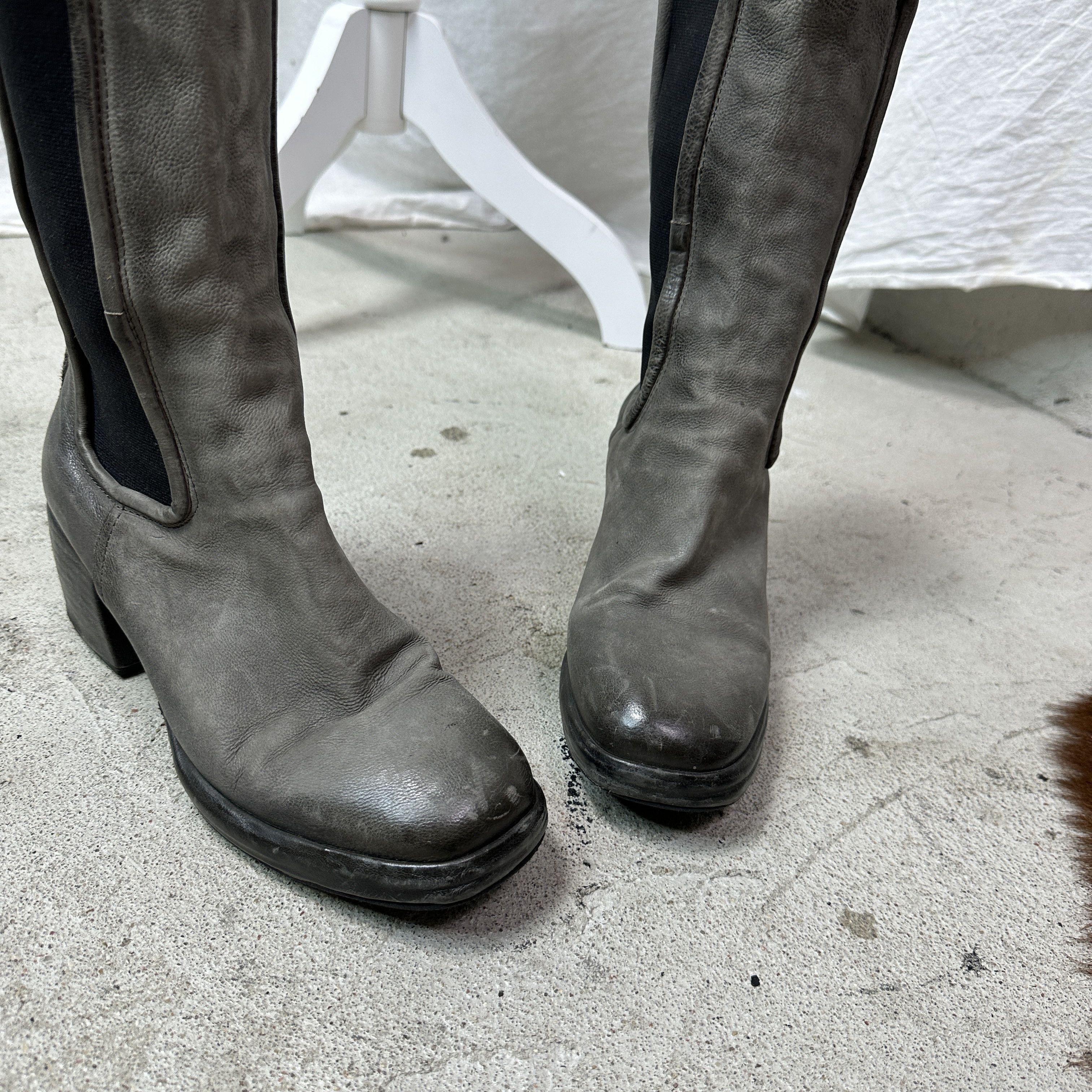 A.S.98 Vintage Leather Biker Airstep AS 98 Boots Y2K Size US 8 / IT 38 - 3 Thumbnail