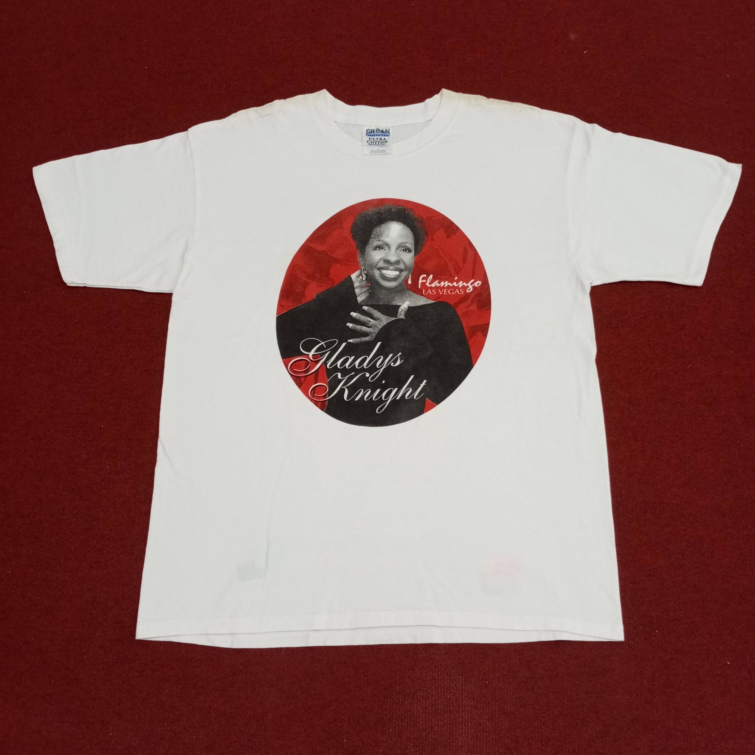 Band Tees × Vintage Gladys Knight Flamingo Las Vegas Singer Actress Vintage Tees Size US L / EU 52-54 / 3 - 1 Thumbnail