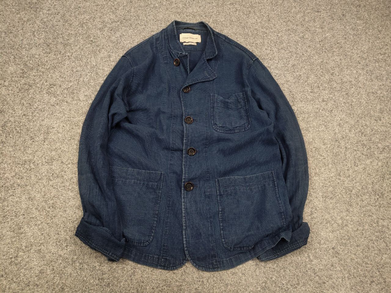 Oliver Spencer Oliver Spencer Design Cotton Faded Light overshirt Jacket Size US S / EU 44-46 / 1 - 2 Thumbnail
