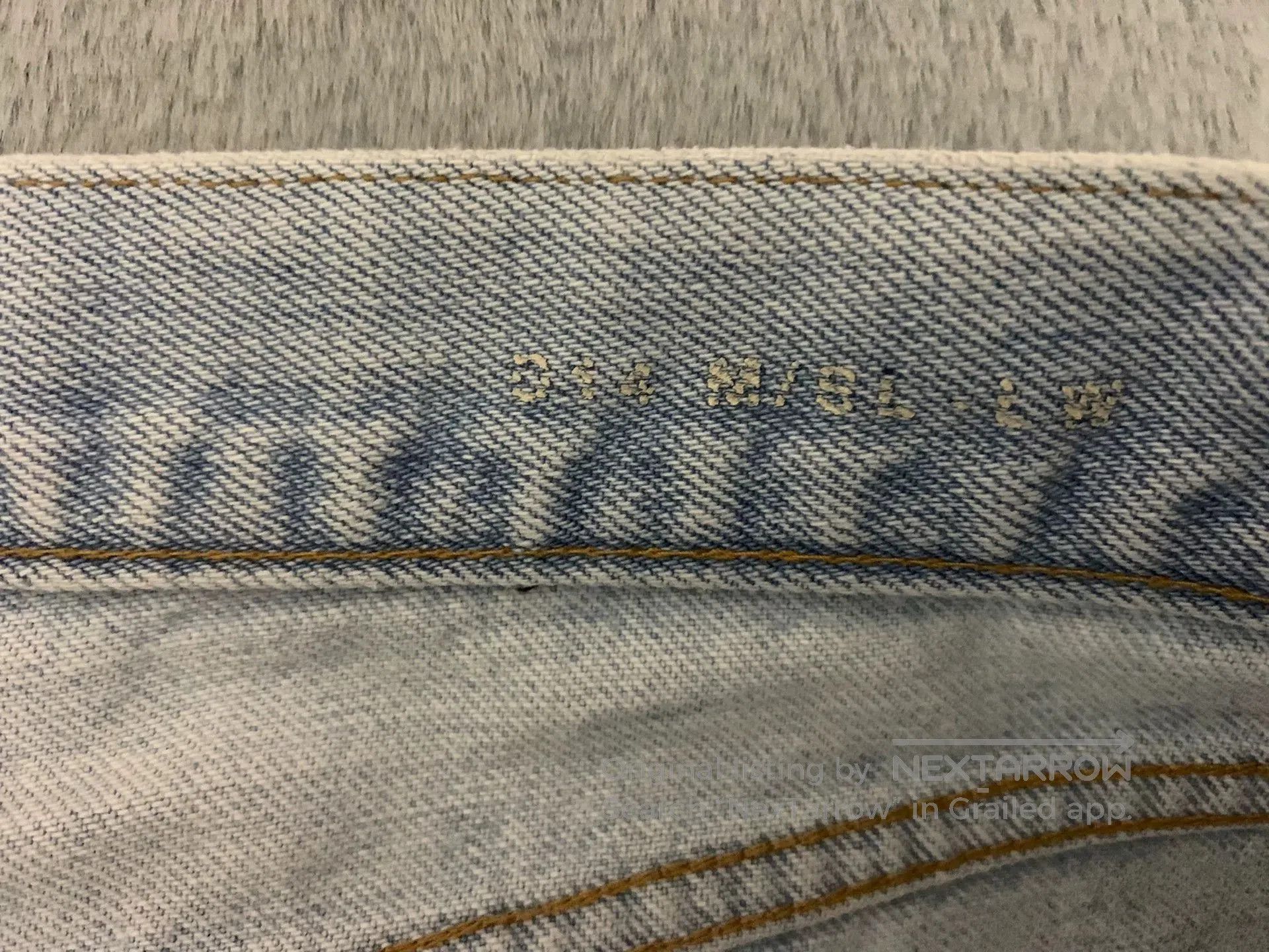 Saint Laurent Paris Saint Laurent Love Me Forever Denim Pants. Size US 30 / EU 46 - 4 Thumbnail