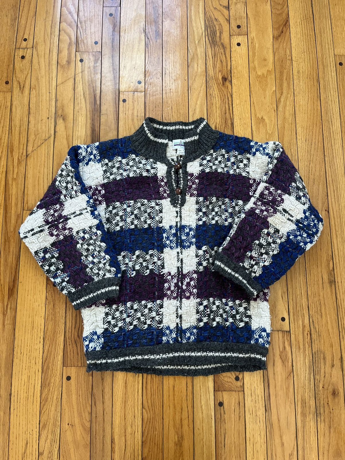 Burberry × If Six Was Nine × Vintage Vintage Amos & Andes Sweater Size US L / EU 52-54 / 3 - 1 Thumbnail