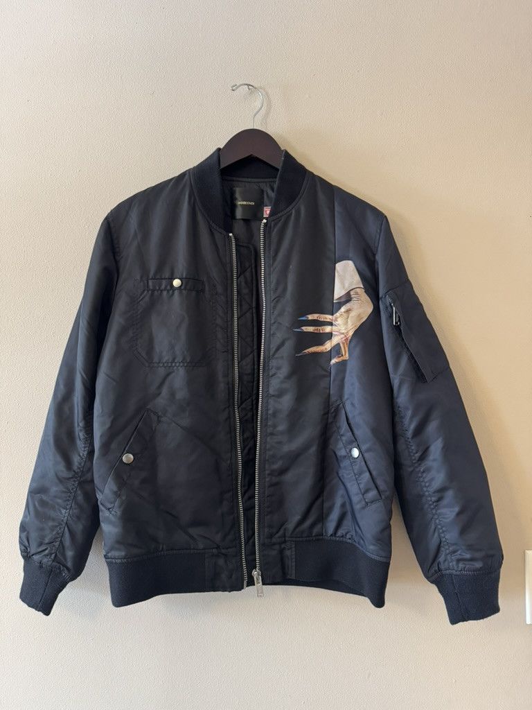 Undercover AW04 - Hand Dyed Zip Ma1 Bomber Jacket | Grailed