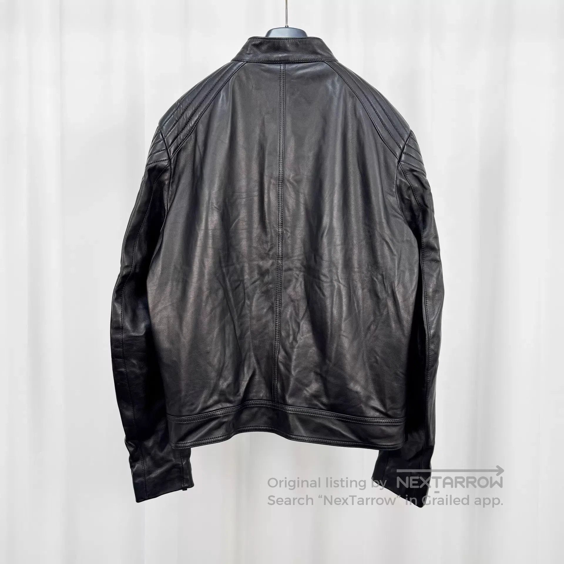 Fendi Black Leather Moto Jacket. Size US M / EU 48-50 / 2 - 2 Thumbnail