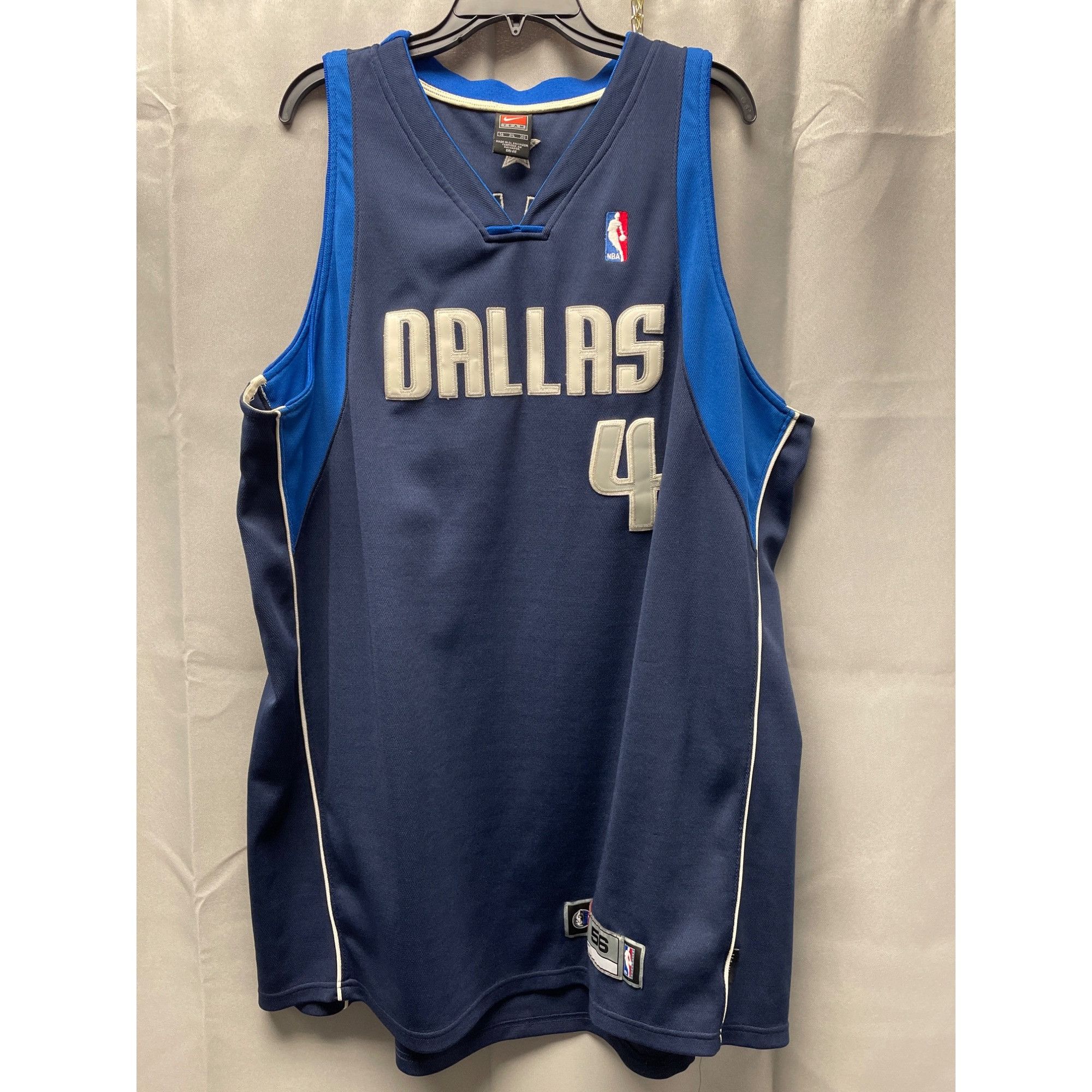 Nike Nike NBA Dallas Mavericks Michael Finley #4 Unisex Blue Jers Size US XXL / EU 58 / 5 - 1 Thumbnail