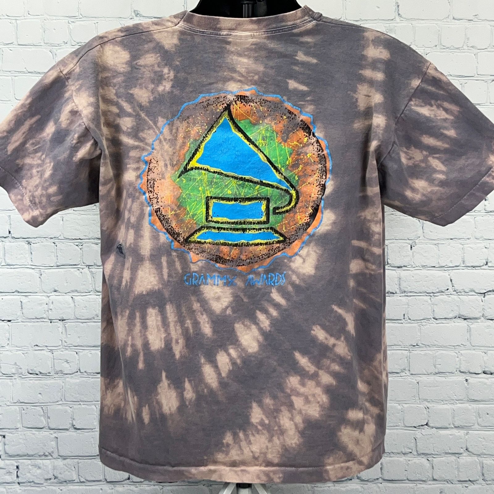 Fruit Of The Loom Vintage 90s Grammy Awards Logo T Shirt Music USA Gray XL Size US XL / EU 56 / 4 - 3 Thumbnail