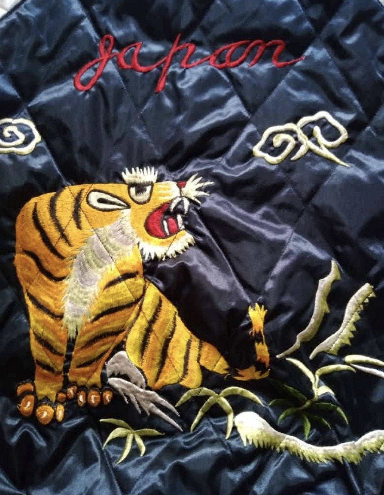 Japanese Brand 80s Reversible Japan Sukajan yokosuka Japanese lion Size US L / EU 52-54 / 3 - 7 Thumbnail