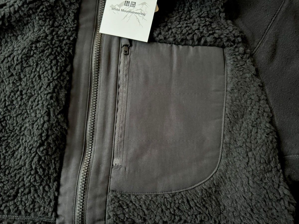 Uniqlo × White Mountaineering Medium Black Fleece Long-Sleeve Hoodie Pullover Jacket Coat Size US M / EU 48-50 / 2 - 5 Thumbnail
