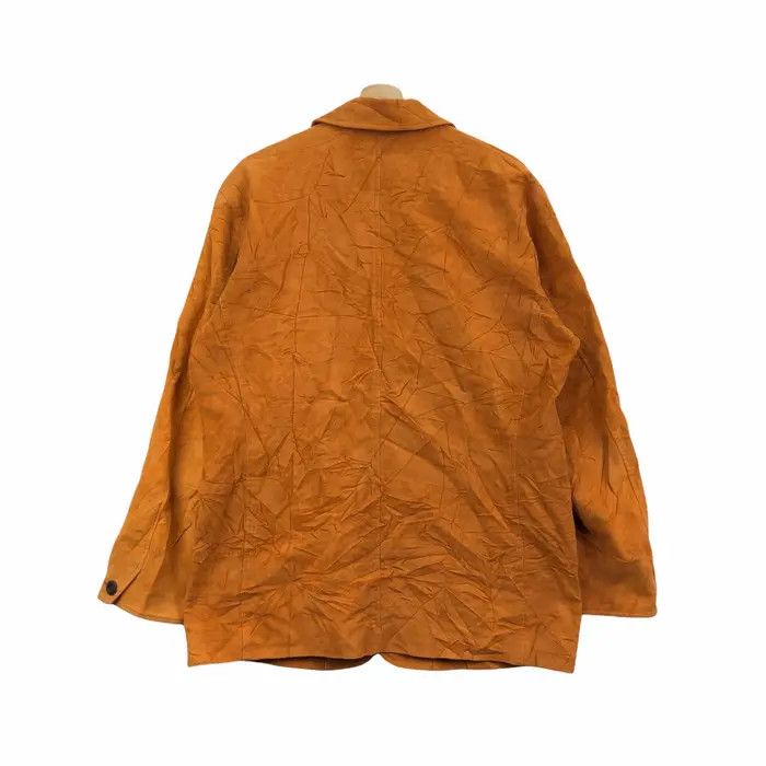 Hiroko Koshino Homme Vtg HIROKO KOSHINO HOMME 3 Button Suede Velvet Blazer Coat Size L / US 10 / IT 46 - 3 Thumbnail