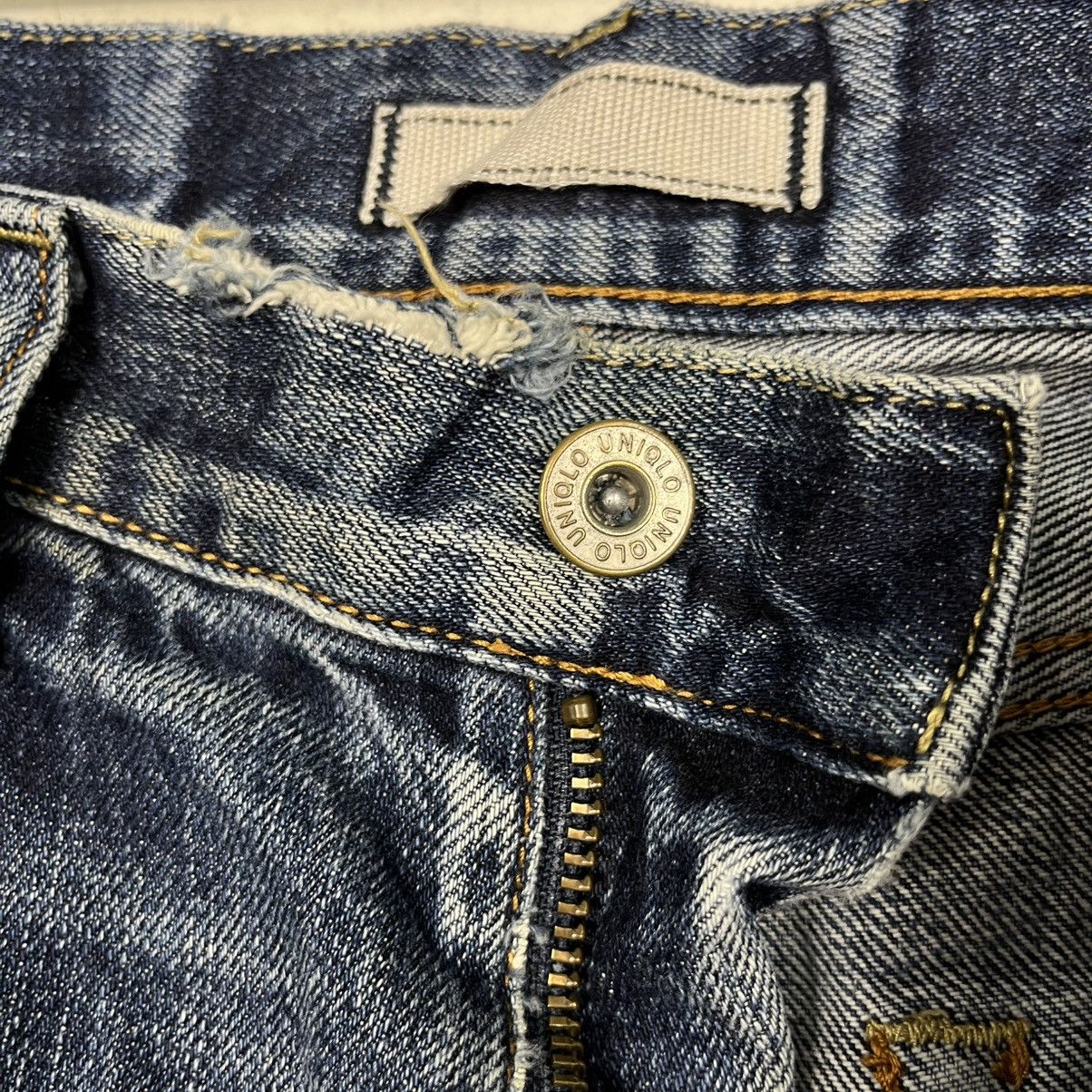 Japanese Brand Vintage Japanese Designer Selvedge Distressed Denim Jeans Size US 31 - 16 Thumbnail